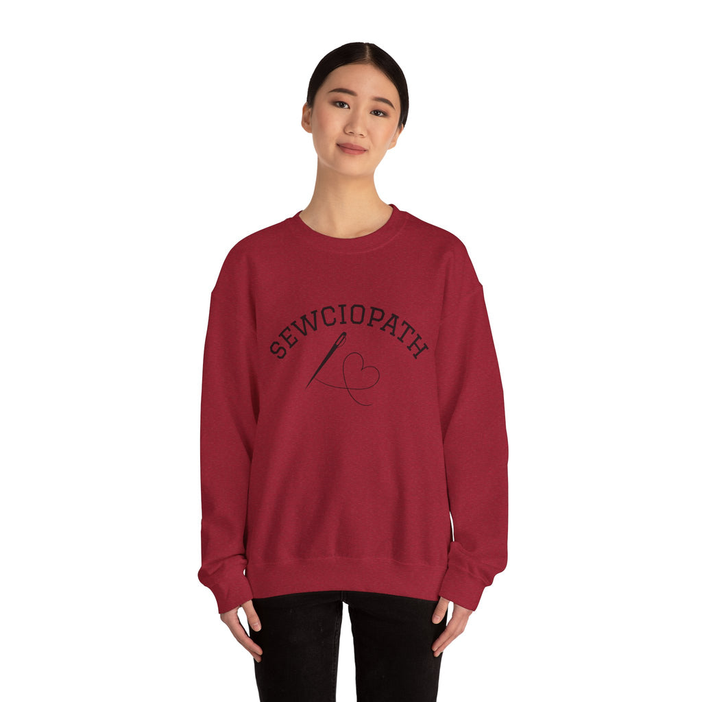 Funny Sewciopath Crewneck Sweatshirt sewing gift