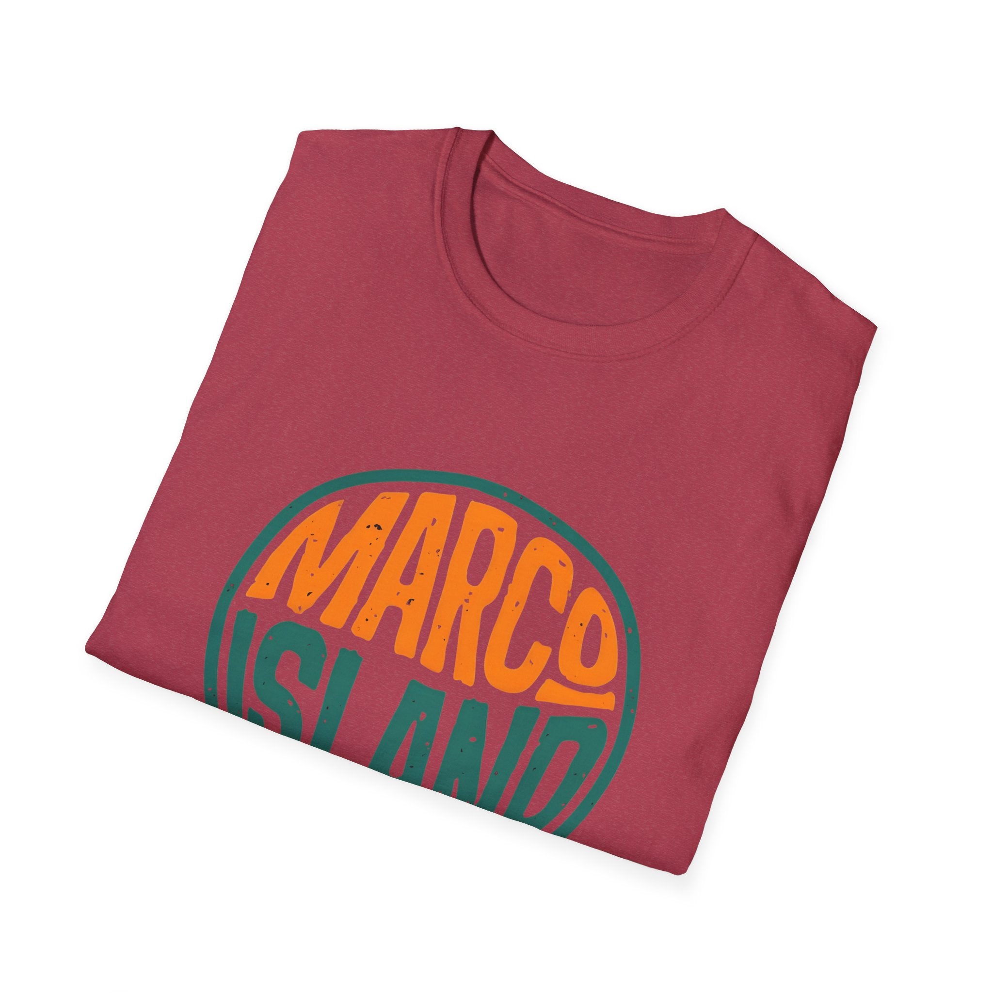 Marco Island Florida Unisex Softstyle T-Shirt - Beach Vacation Tee, Travel Souvenir Top, Coastal Graphic Shirt, Summer Holiday Apparel,