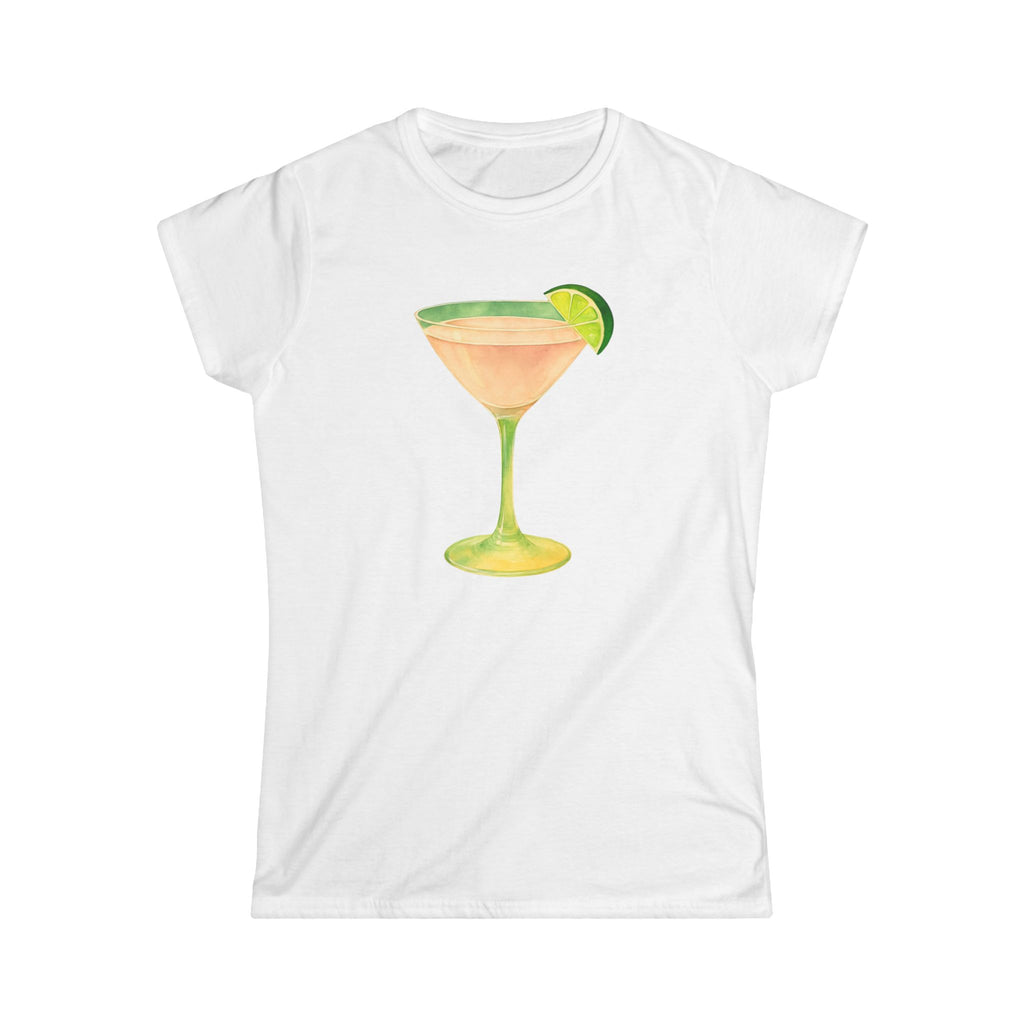 Cosmopolitan Cosmo Cocktail Party Women's Softstyle Tee, Bachelorette Party Vibes Shirt, Boozy Gifts for Her, Cocktail Lover Gift, Party