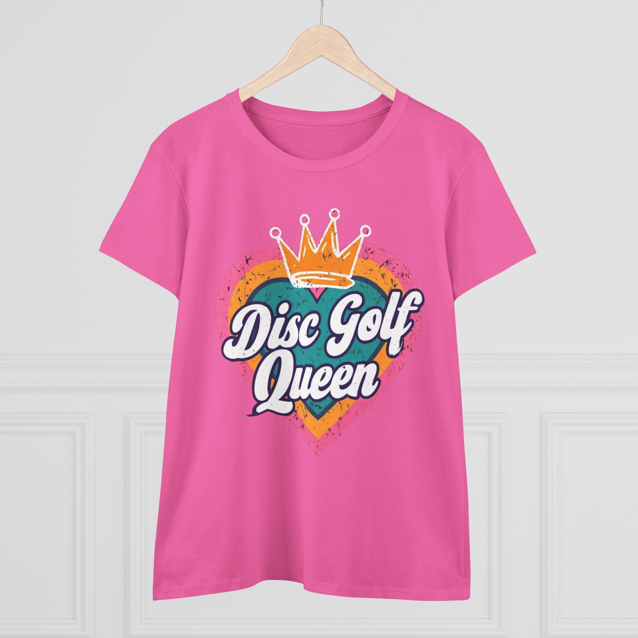 Disc Golf Queen Women's Tee, Fun Disc Golf T-Shirt, Sporty Graphic Tee, Gift for Disc Golf Lovers, Casual Outfit, Summer Wardrobe