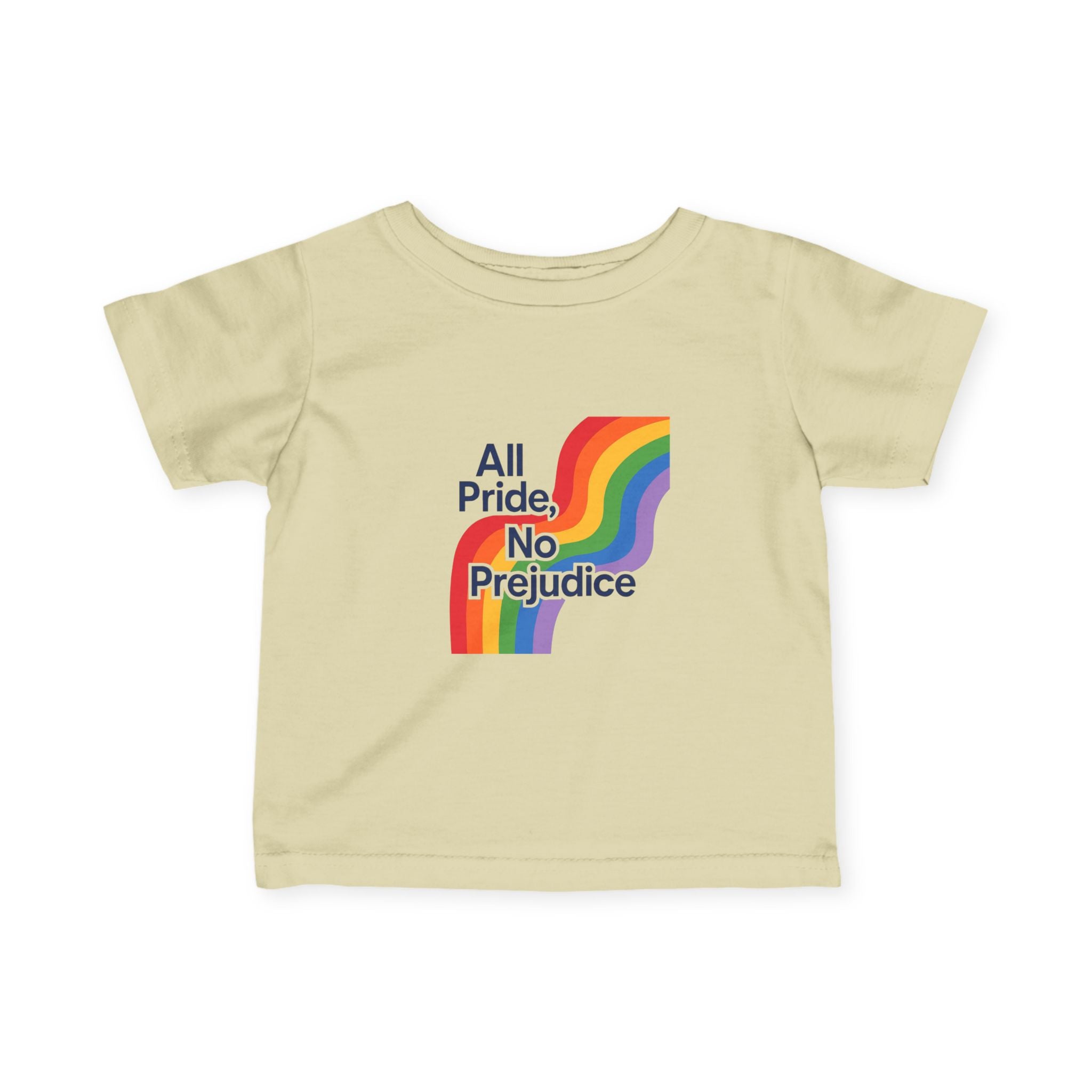 Rainbow Pride Infant Tee, Gay Rights Baby Shirt, Social Justice LGBTQ Onesie, No Prejudice Toddler Top, Pride Parade Kids Clothing
