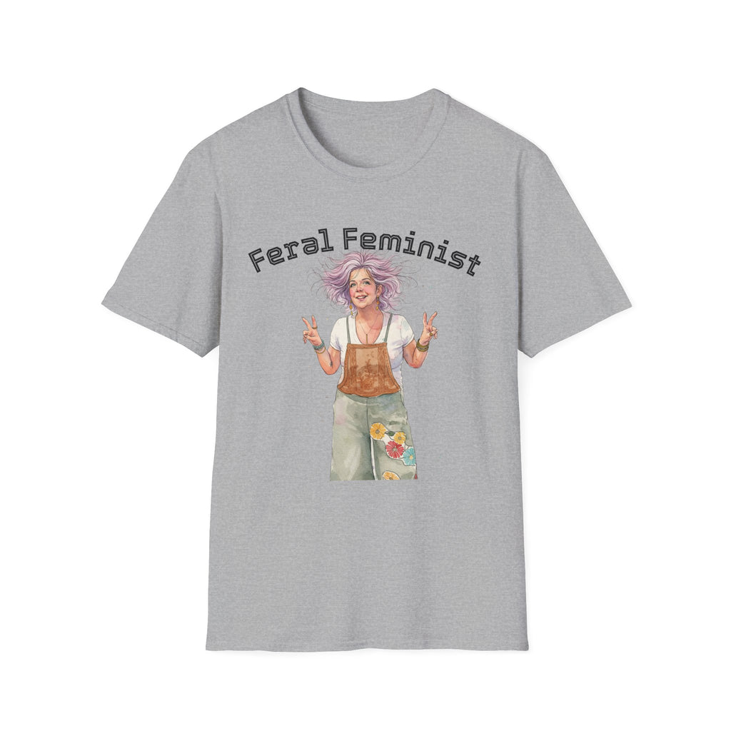 Feral Feminist Boho T-Shirt — Hippie Feminist Graphic Tee