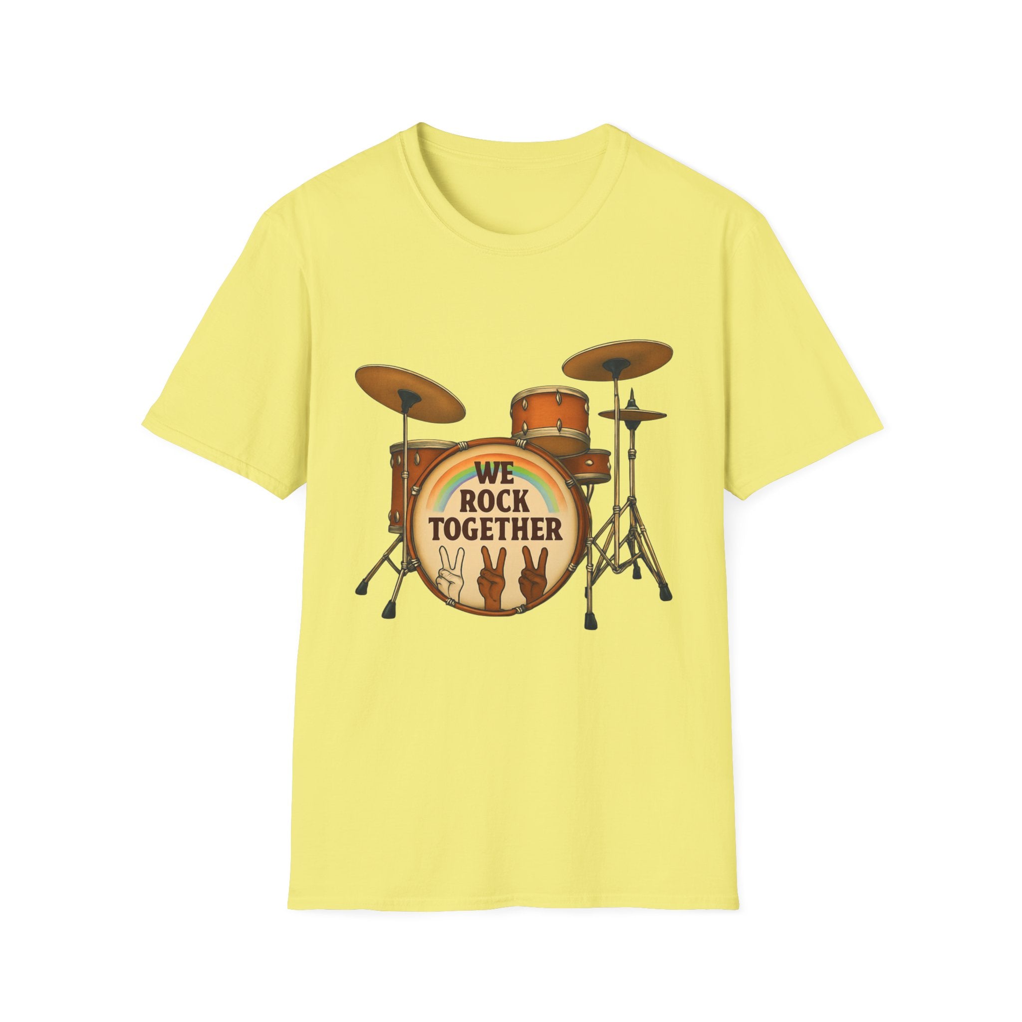 We rock together Equal Rights Political Unisex Tee, LGBTQ Pride Shirt, Protest Rainbow Tee, Liberal Activist Shirt LGBTQ Rights Advocate Top