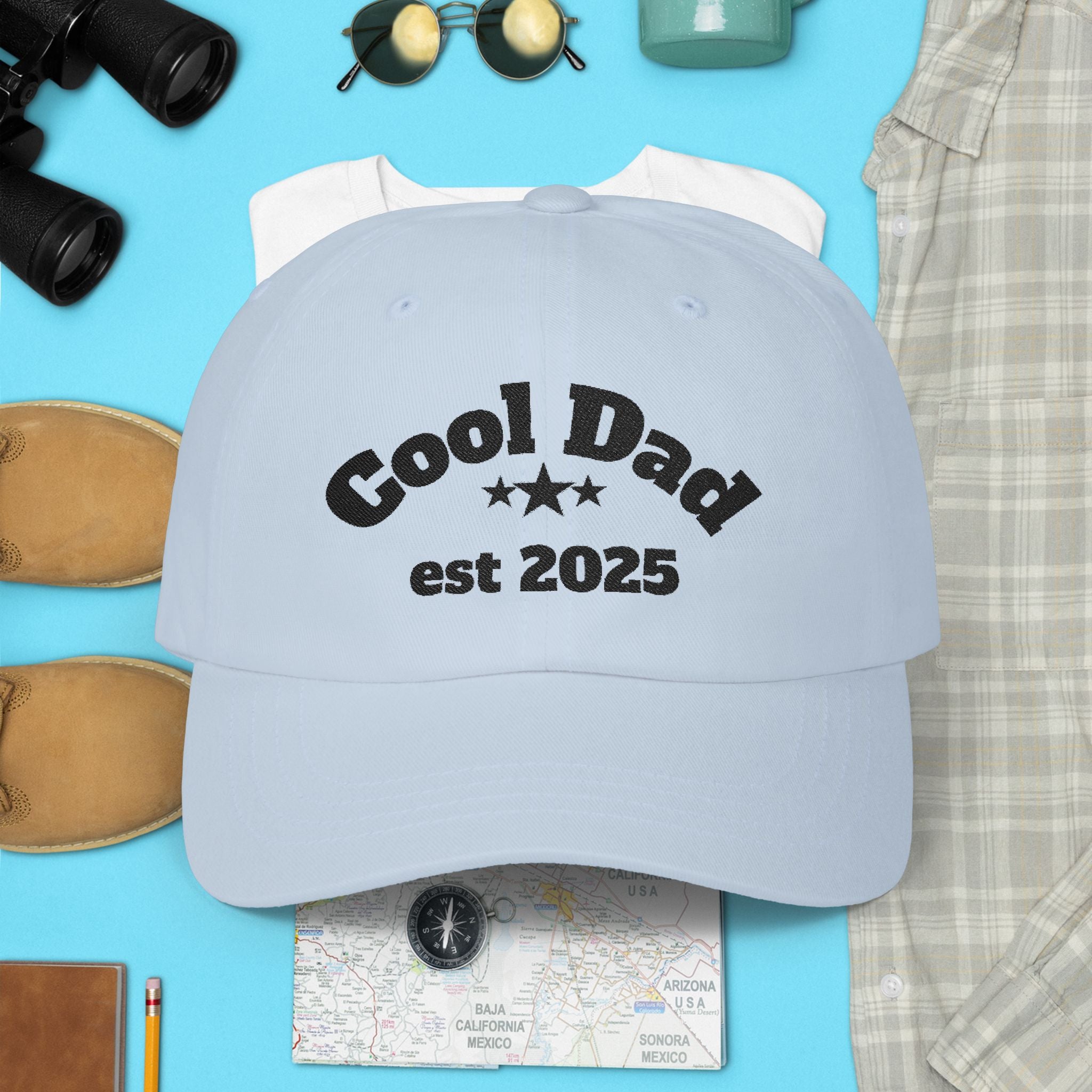 Personalized Embroidered Dad Cap — Customize your Text Hat