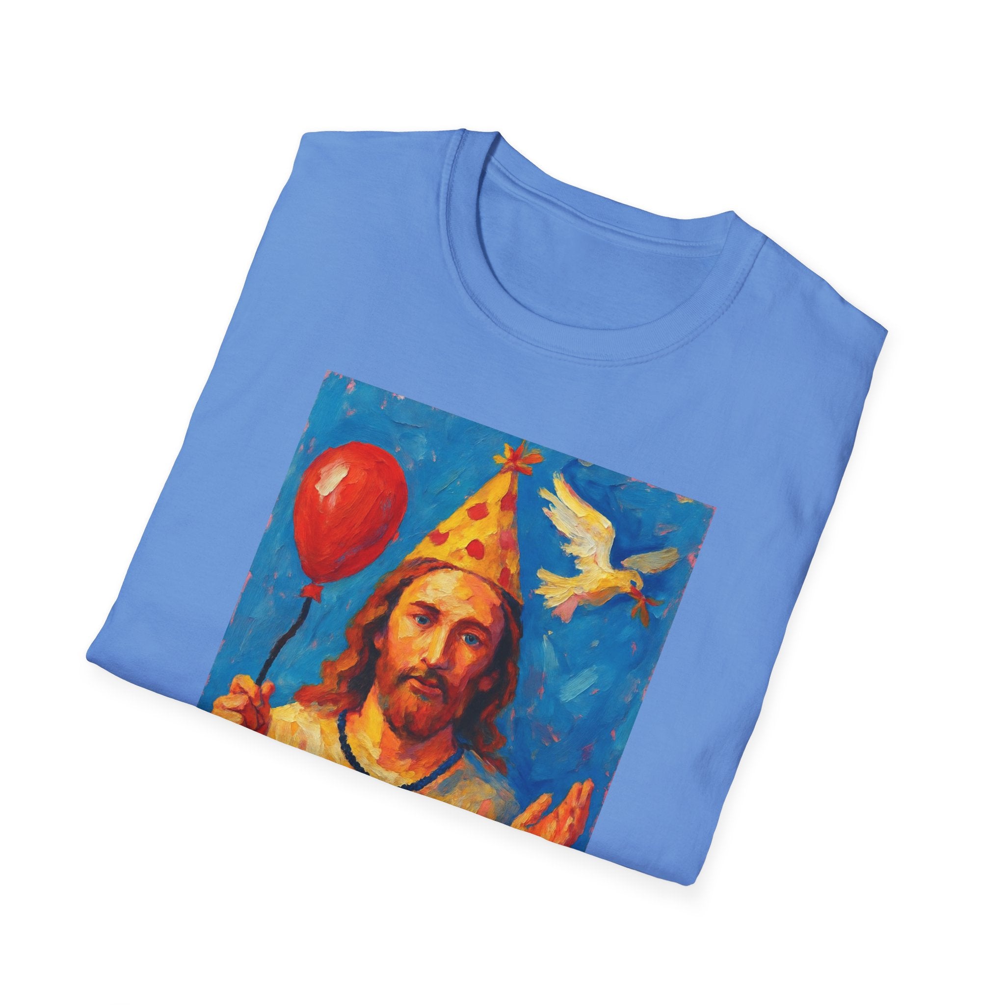 Vintage Religious Icon Birthday Boy T-Shirt Go Jesus, it’s your birthday!