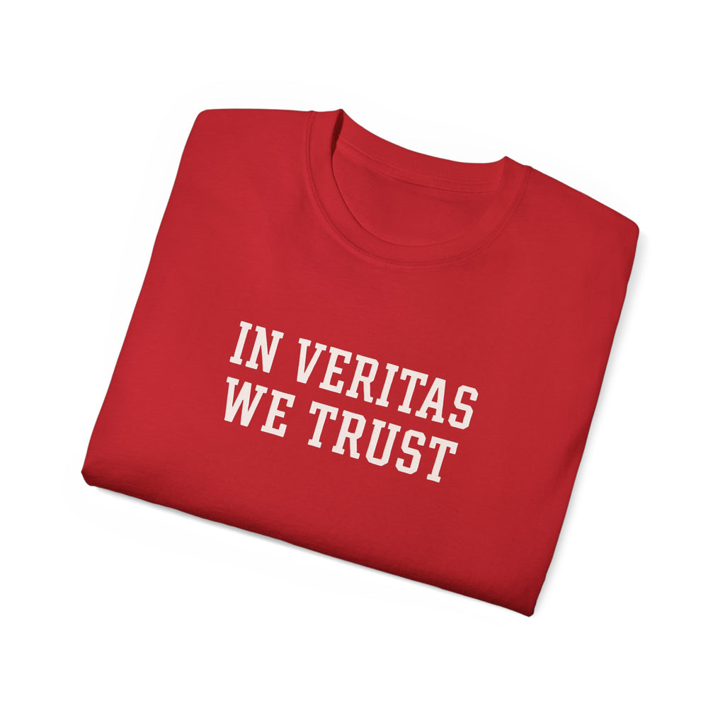 In Veritas We Trust Harvard Anti Trump, Protest Shirt, Political Activist Gift, Statement Tee, College Shirt