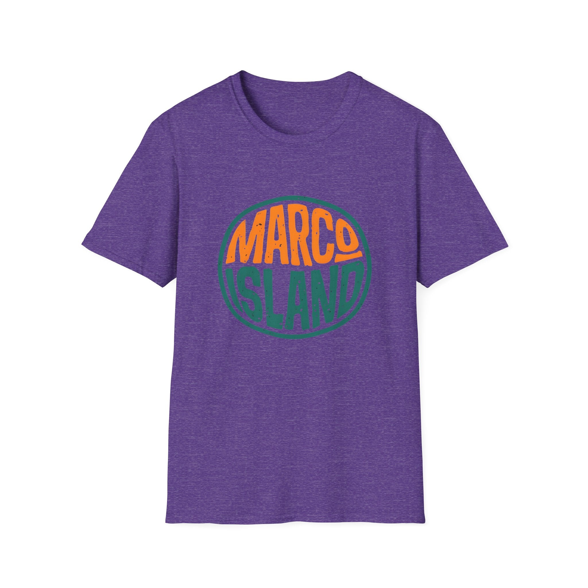 Marco Island Florida Unisex Softstyle T-Shirt - Beach Vacation Tee, Travel Souvenir Top, Coastal Graphic Shirt, Summer Holiday Apparel,