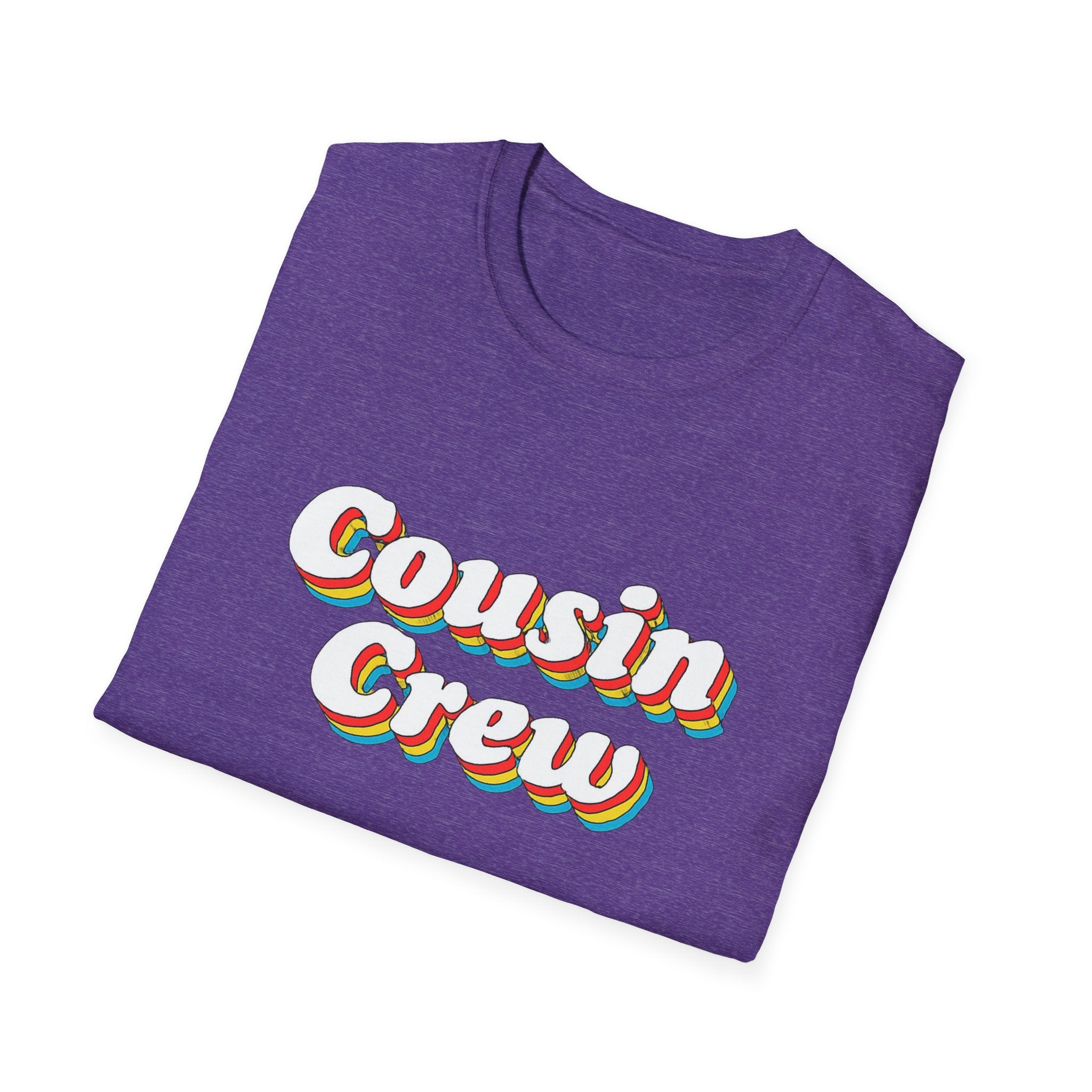 Cousin Crew Unisex T-Shirt - Family Reunion Shirt, Christmas photo gift shirt retro vibe