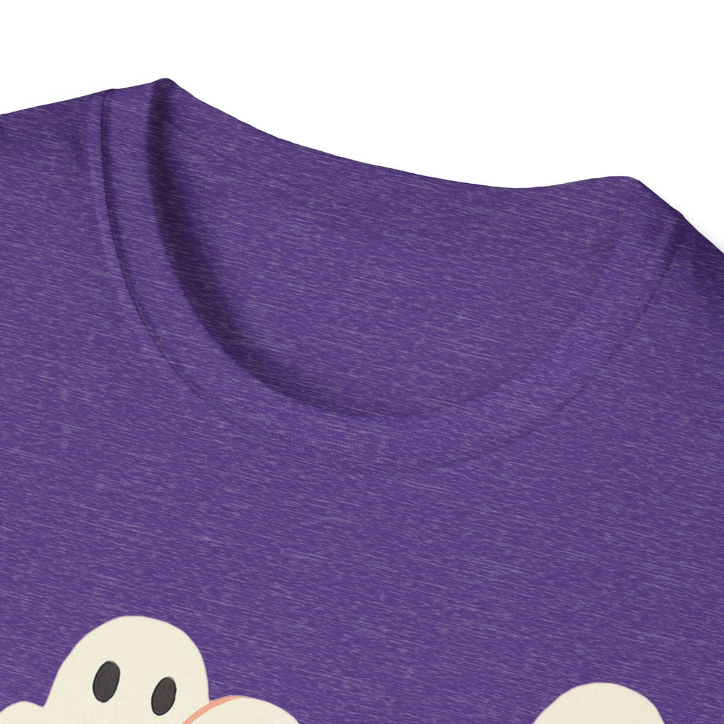 Ghost Spooky Cute Goth Halloween Unisex Softstyle T-Shirt, Halloween Shirt, Ghost Lover Gift, Halloween Costume, Halloween Party Tee, Gothic