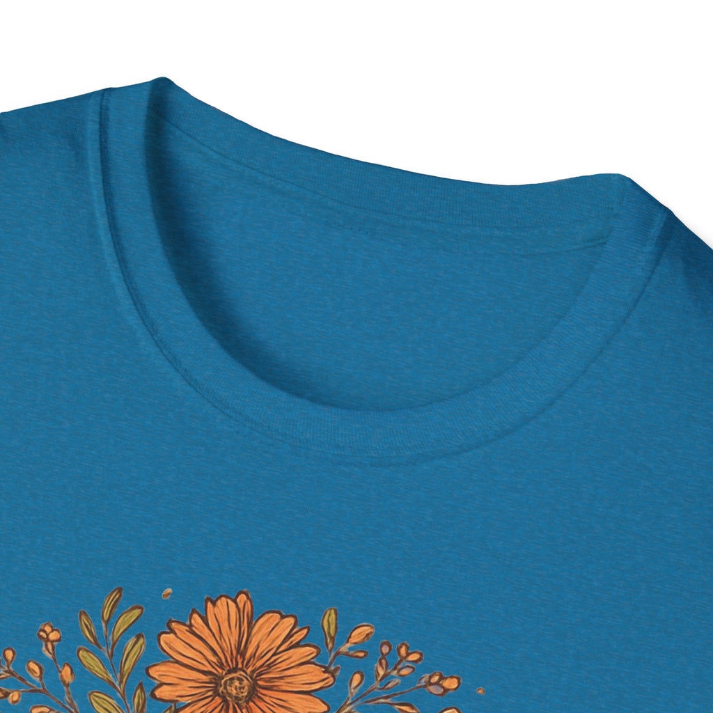 Be Hippy Happy T-Shirt, Boho Tee, Groovy Shirt, Positive Vibes Top, Unisex T Shirt for Men and Women, Be Hippy Be Happy Design