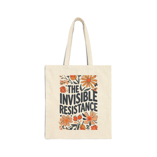 Activism Cotton Canvas Tote Bag, Protest Anti-Trump Social Justice, Resistance Carryall, Political Statement Market Shopper, Gift for