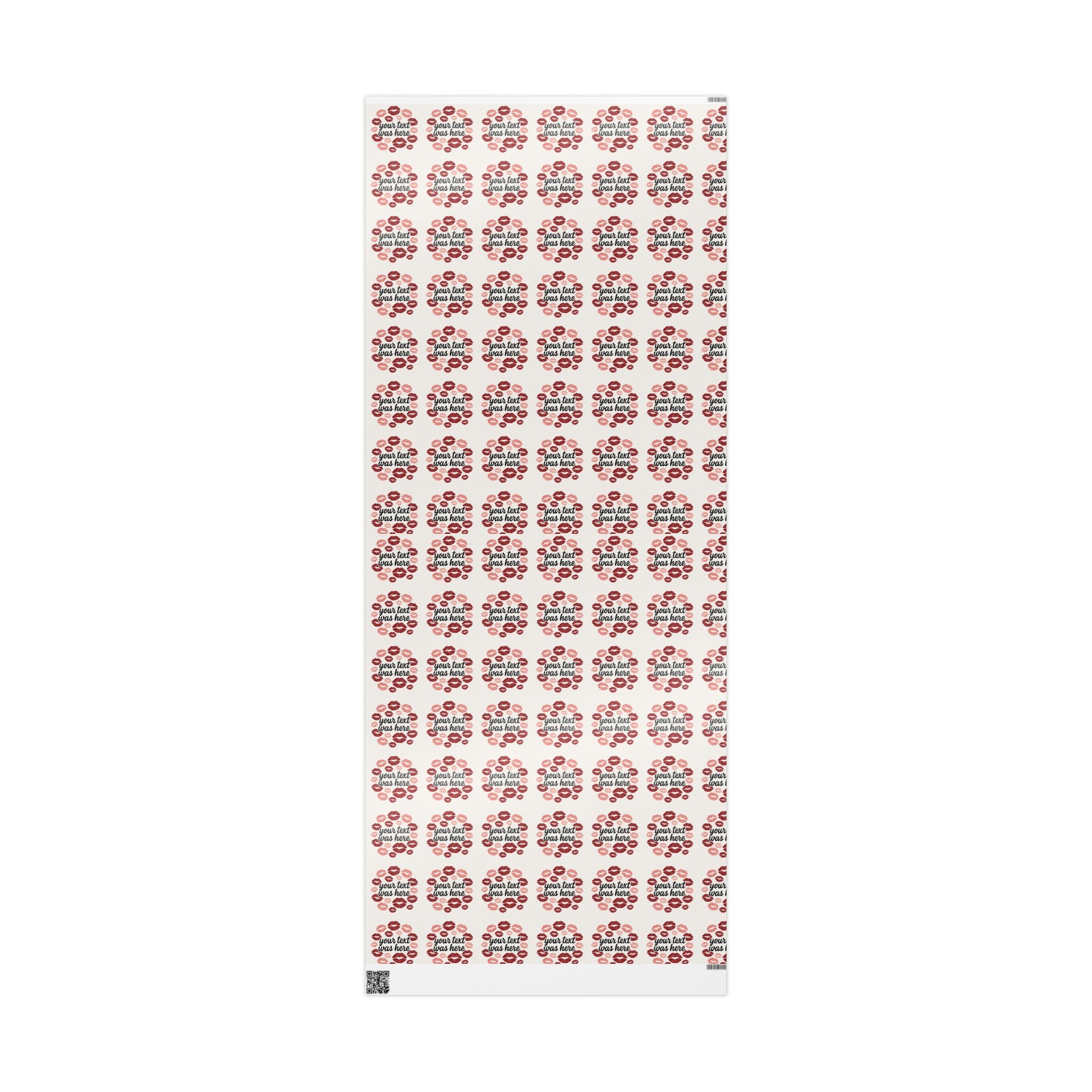 Personalized Any Name Kiss Print Wrapping Paper - Romantic Gift Wrap for Valentine's Day & Special Occasions grandparents aunts gifts for him