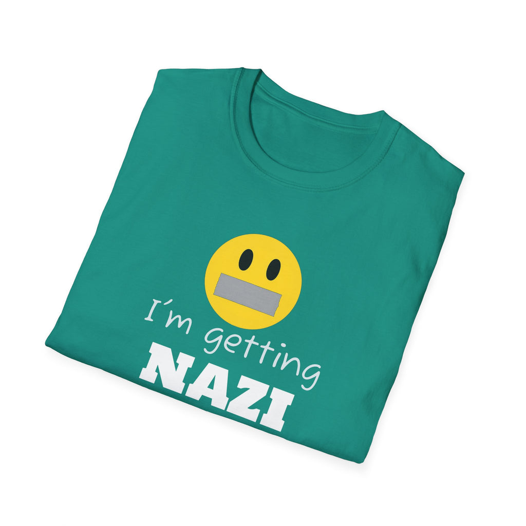 Nazi Germany Vibes, Anti-Trump Resistance T-Shirt, Political Protest Tee, Unisex Softstyle Shirt, Left Wing Activist Clothing, Censorship