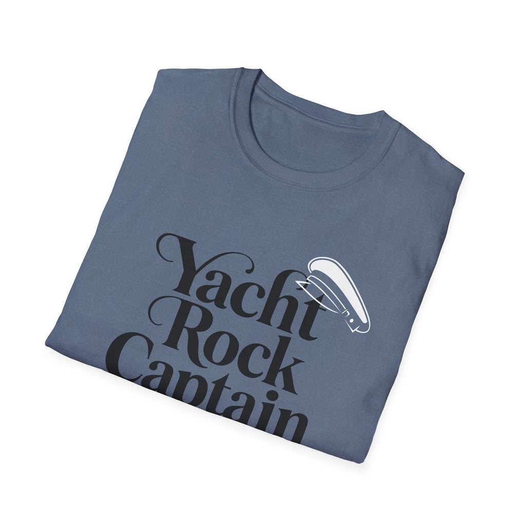 Yacht Rock Captain gift T-Shirt, Retro 70s Music Tee, Vintage Sailboat Shirt, Nautical Captain Top, Boating Apparel, Yachting Gift Unisex