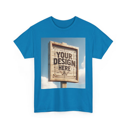 Customizable Tee Design Your Own Shirt Unisex Heavy Cotton Tee