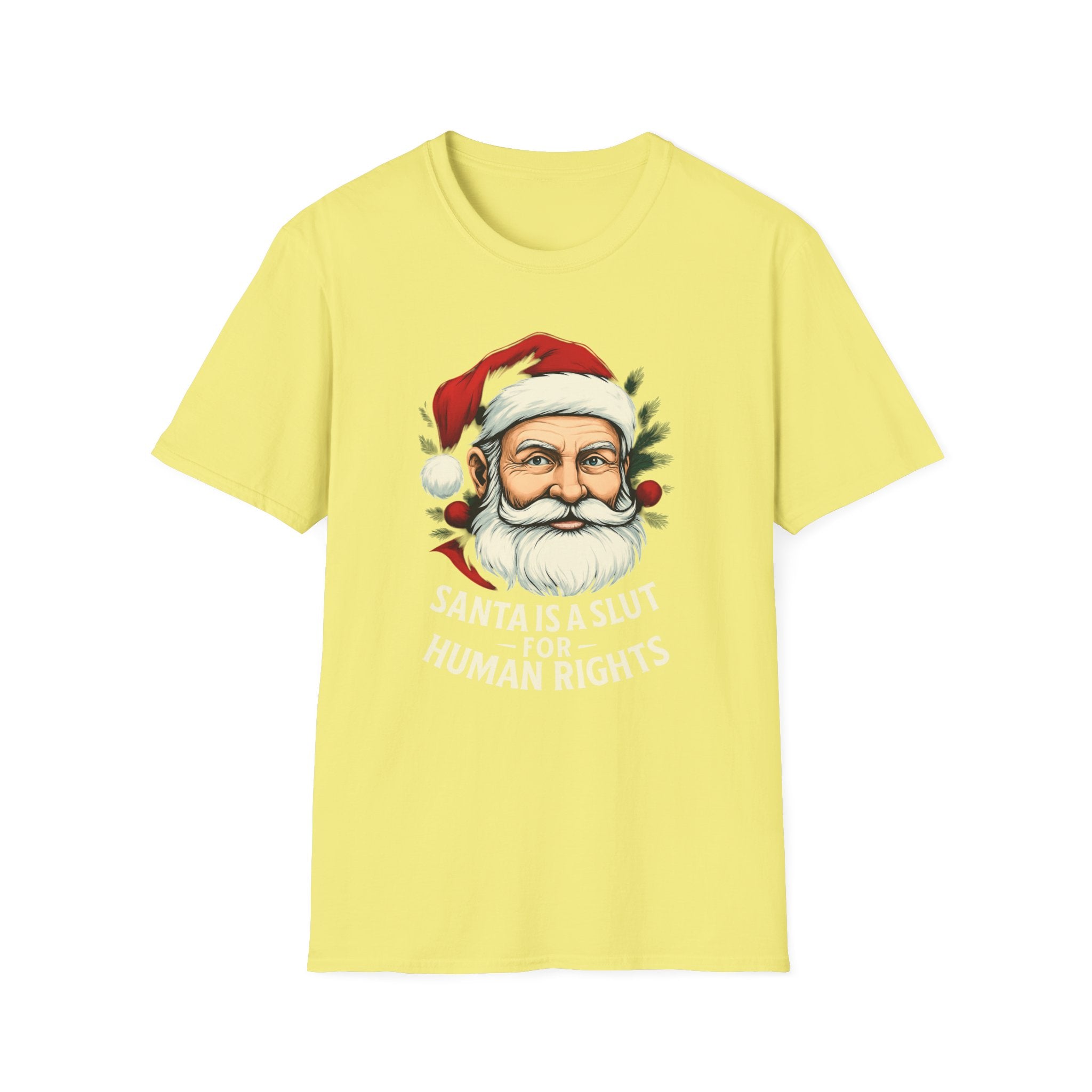 Political Santa loves Human Rights Unisex T-Shirt Christmas gift