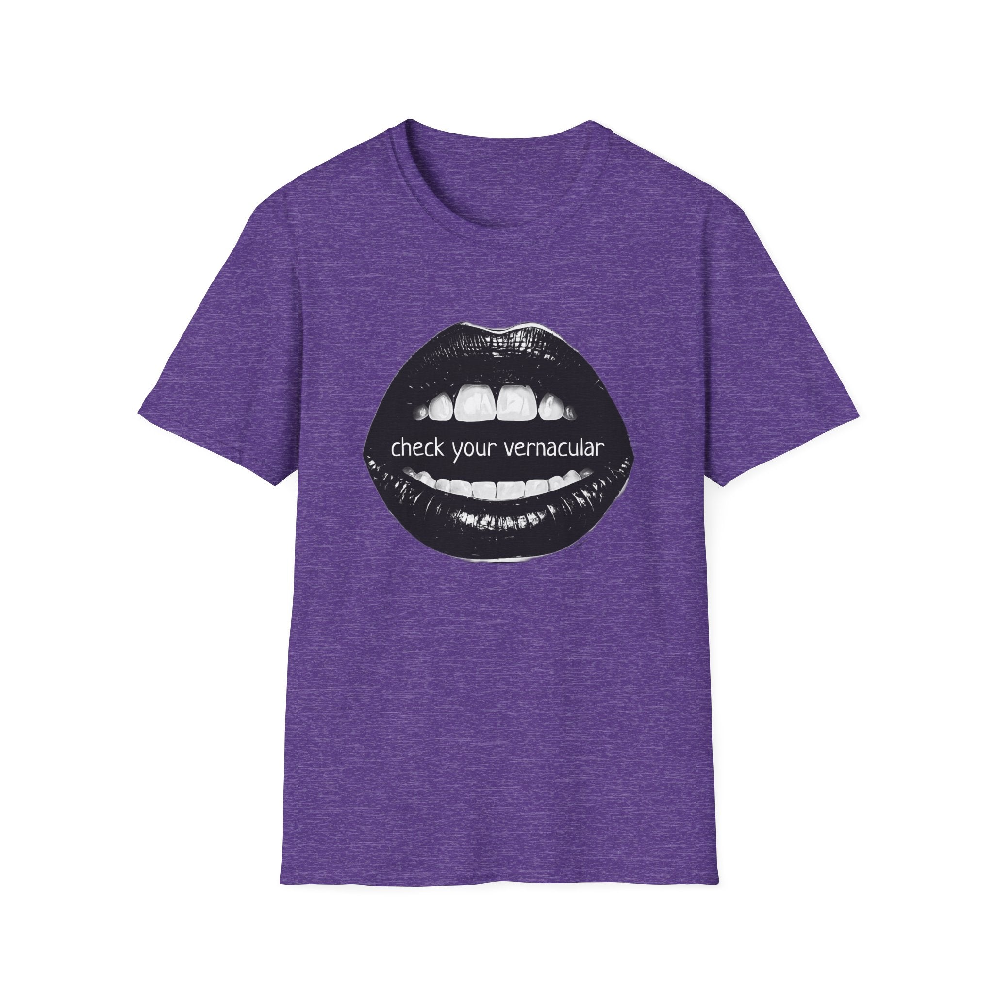 90s Music Lovers Gift Unisex Softstyle T-Shirt, TLC Lyrics Tee, Check Your Vernacular Shirt, Retro Music Fan Clothing, Vintage R&B Top