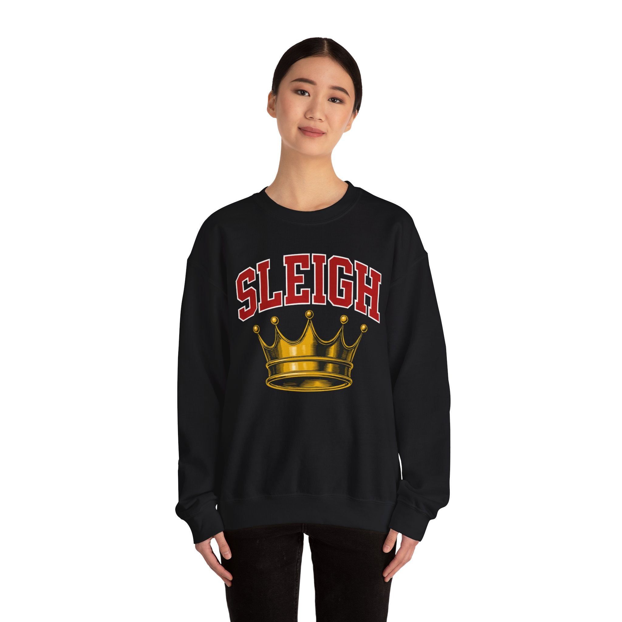 Sleigh Crewneck Sweatshirt - Sleigh Queen Cozy Christmas Gift