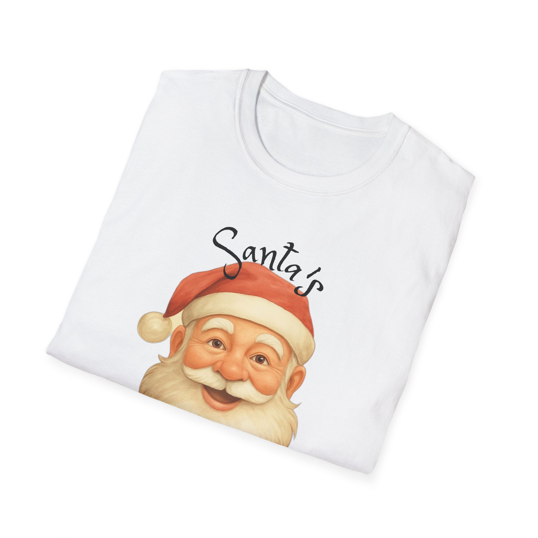 Santa Nurse Christmas T-Shirt, Santa's Favorite Nurse Top, Holiday Gifts for Nurses, Unisex Tee, RN Shirt, Healthcare Worker Apparel