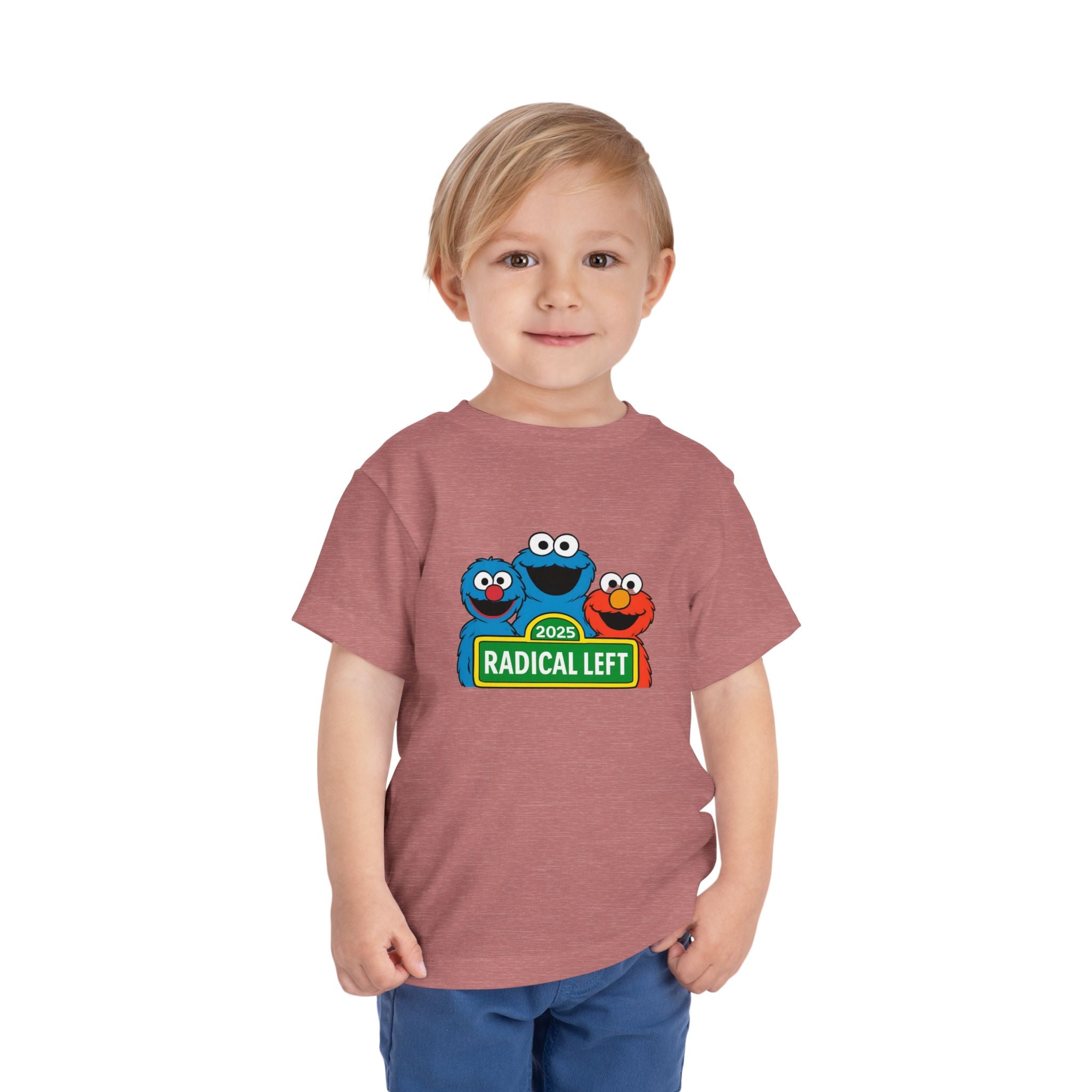 Radical Left Toddler Tee, Cute Kids T-Shirt, Playful Shirt for Babies, Funny Toddler Clothing, Gift for Little Activists