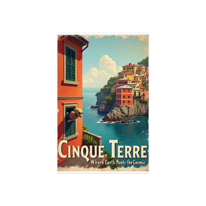 Poster: Cinque Terre Extraterrestrial Travel