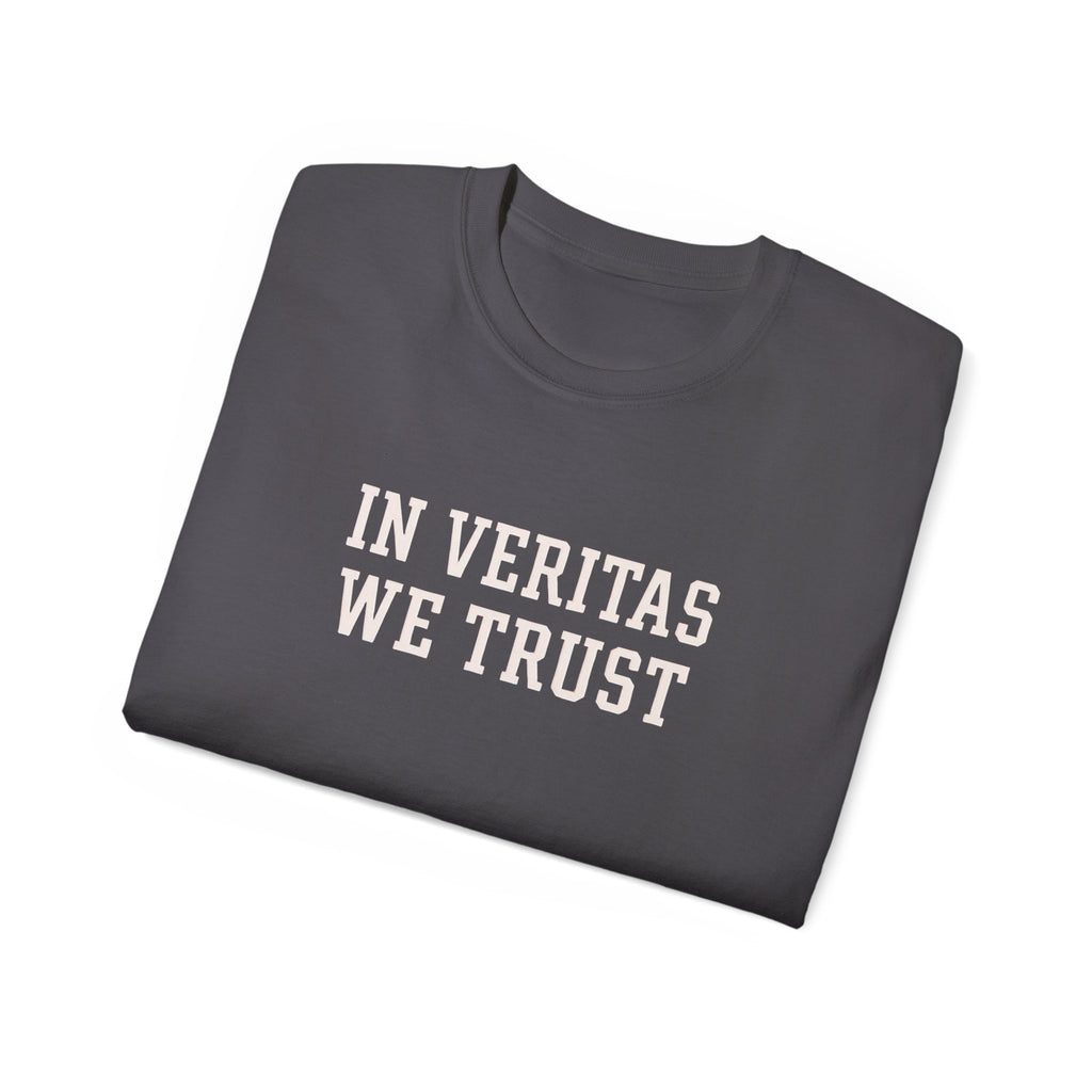In Veritas We Trust Harvard Anti Trump, Protest Shirt, Political Activist Gift, Statement Tee, College Shirt