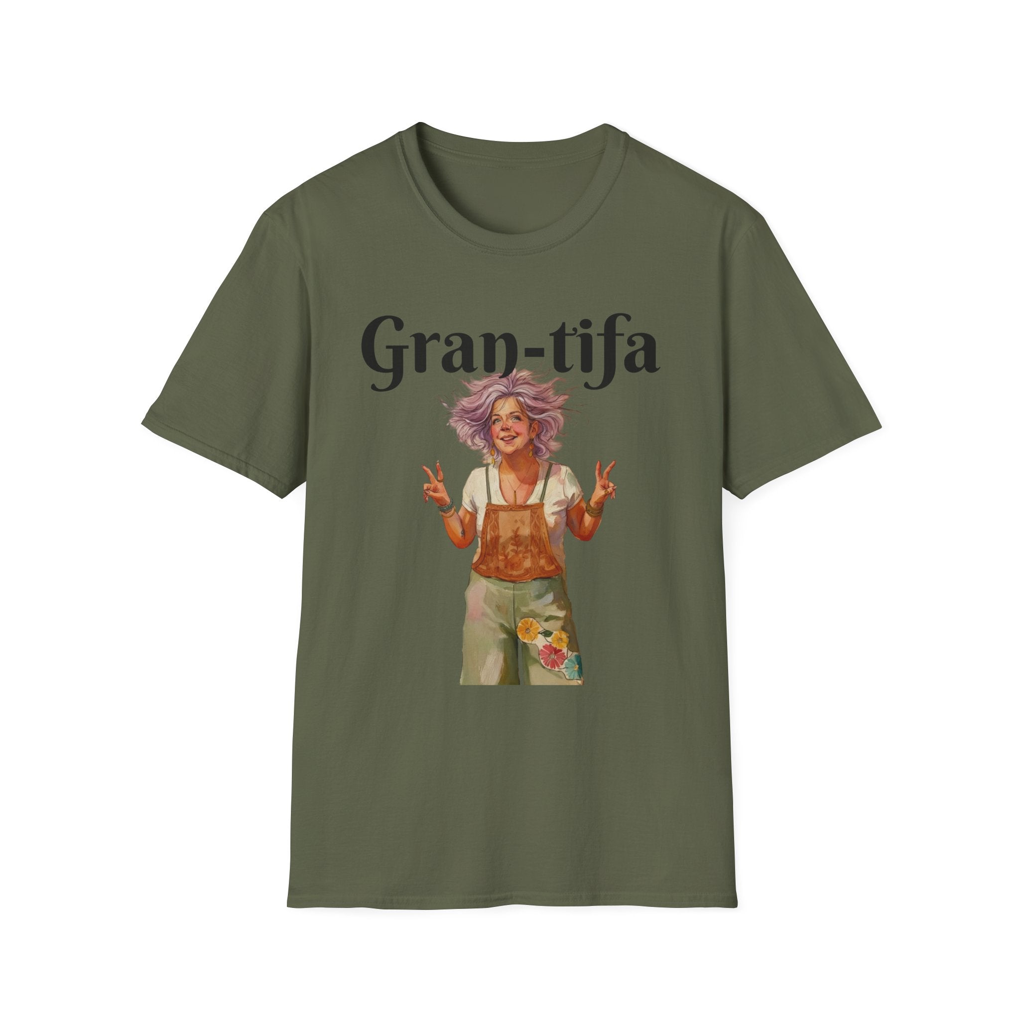 Gran-tifa Anti-Fascist T-Shirt — Political Activist Tee Grandma gift