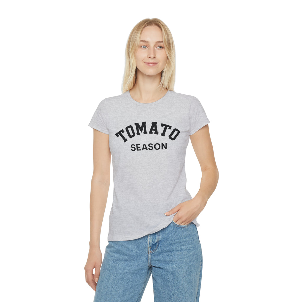 Tomato season Gardening T-Shirt, Tomato Season Shirt, Women's Iconic Tee, Farming Top, Vegetable Garden Apparel