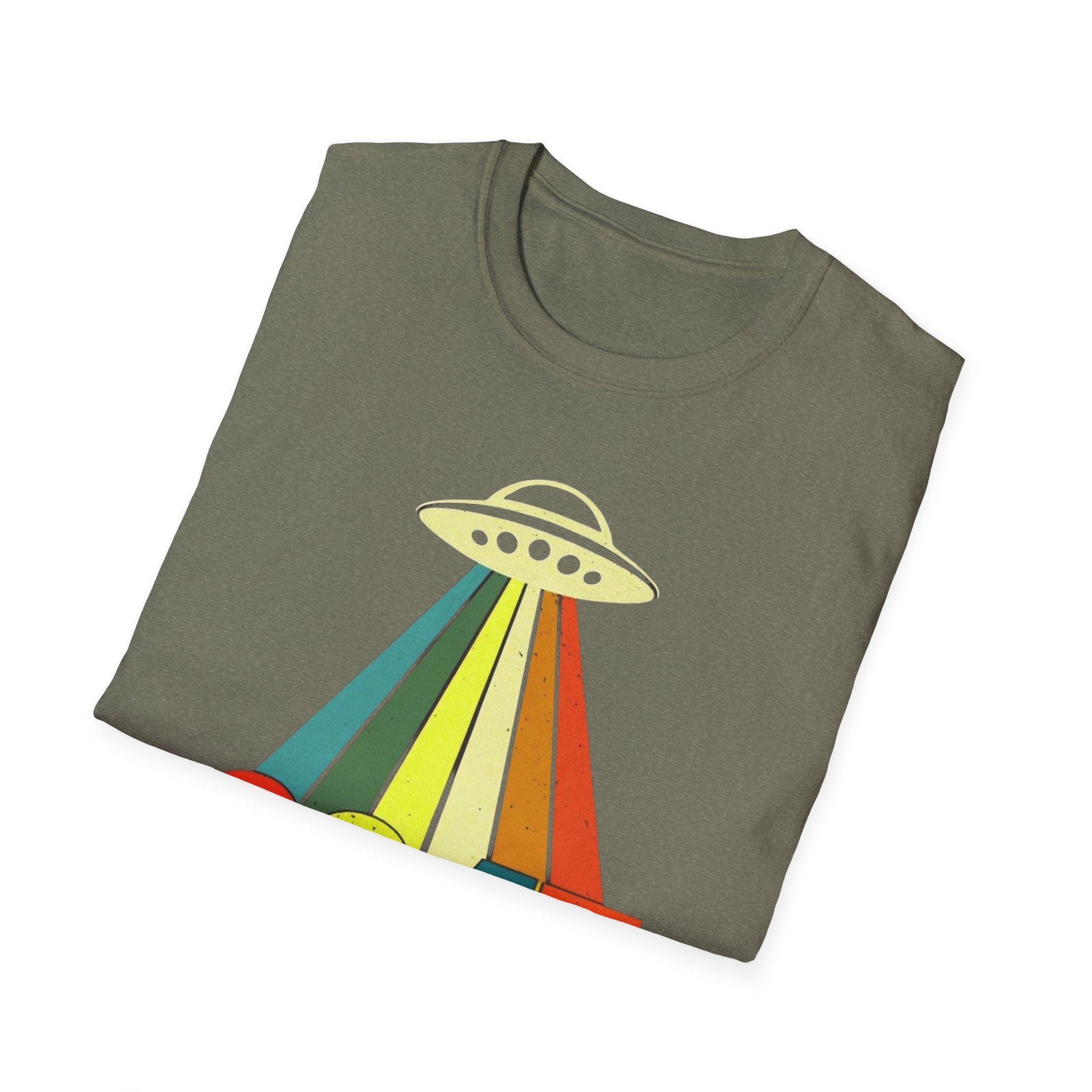 UFO Alien Anti Trump Protest Softstyle T-Shirt, Political Activist Tee, Social Justice Shirt, Protester Gift, Activism Apparel