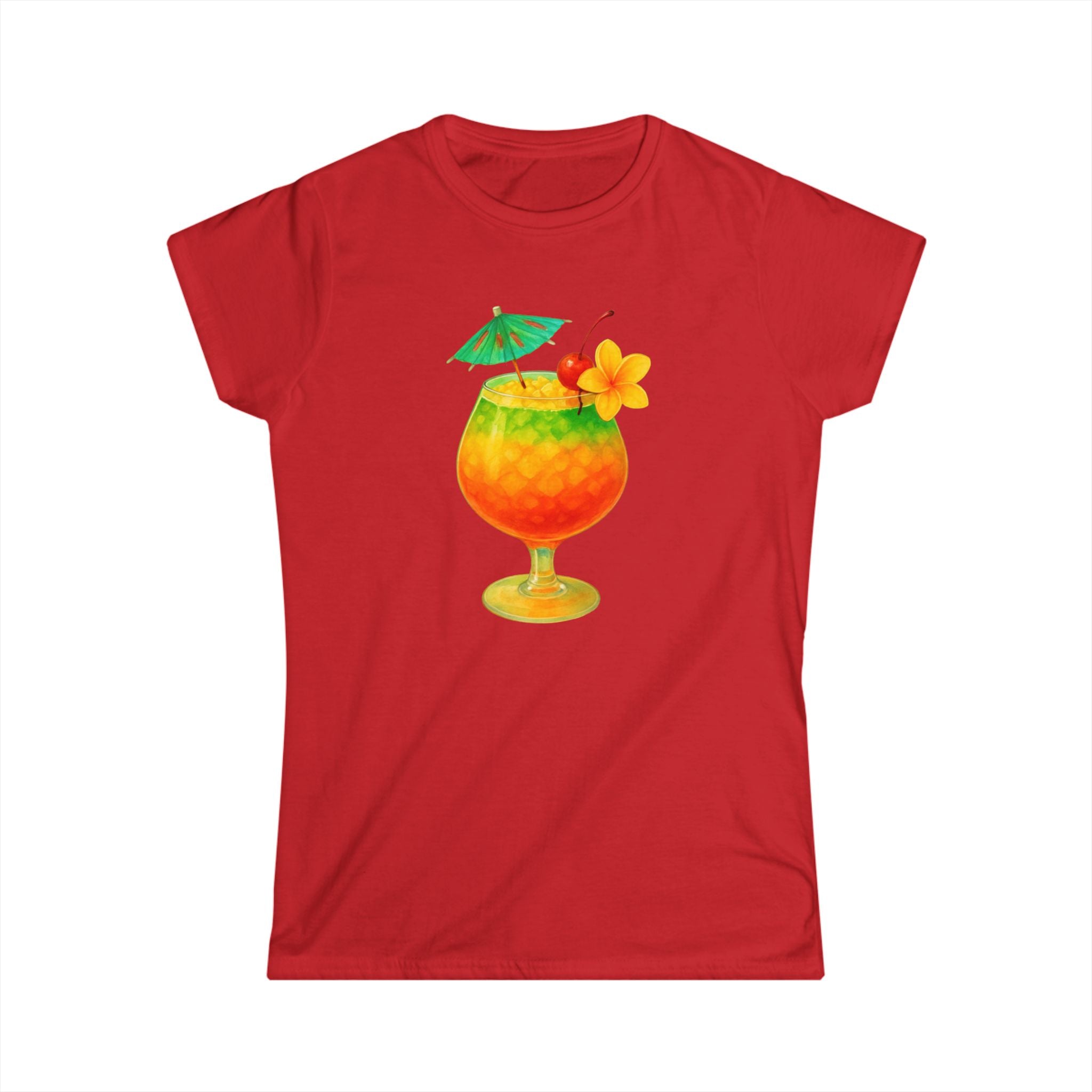 Mai Tai  punch tropical Tees, Island Style Shirt, Summer Cocktail Top, Vacation Apparel, Rum Punch Vibes, Women's Graphic Tee