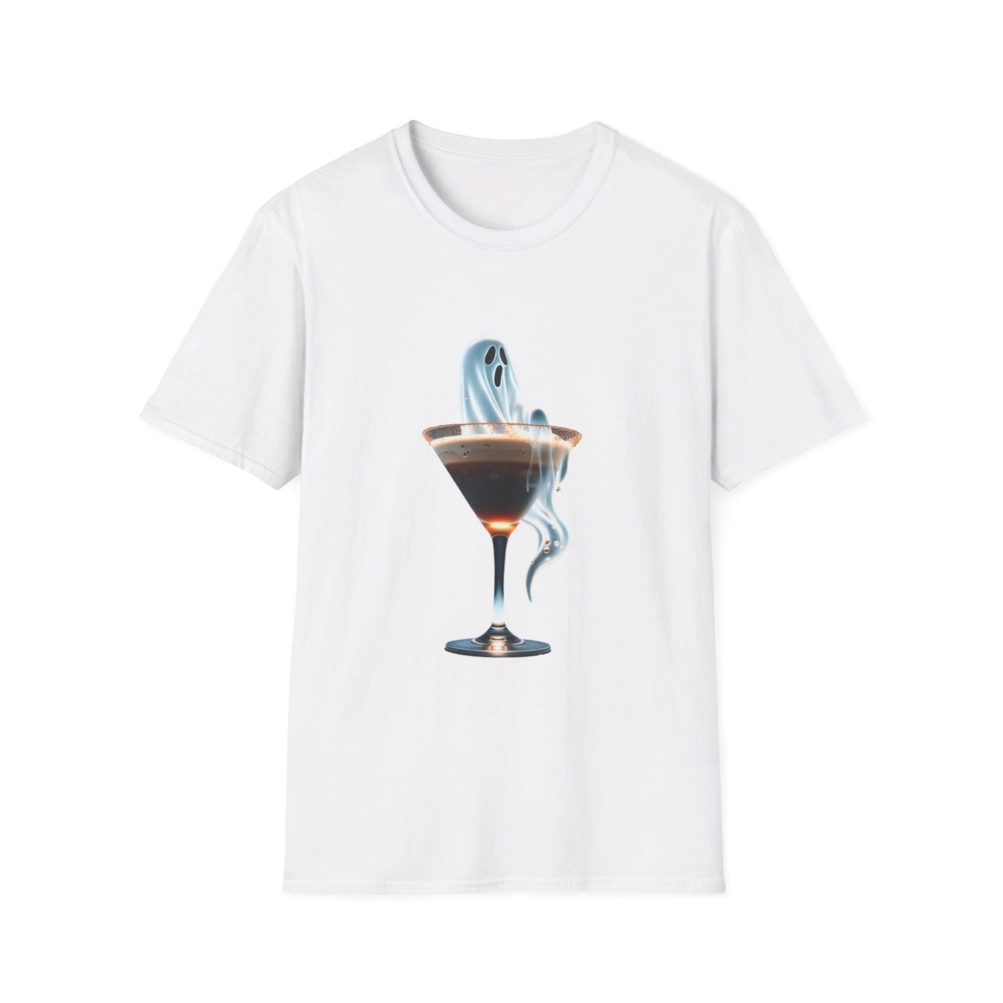 Espresso Martini Ghost Unisex Softstyle T-Shirt