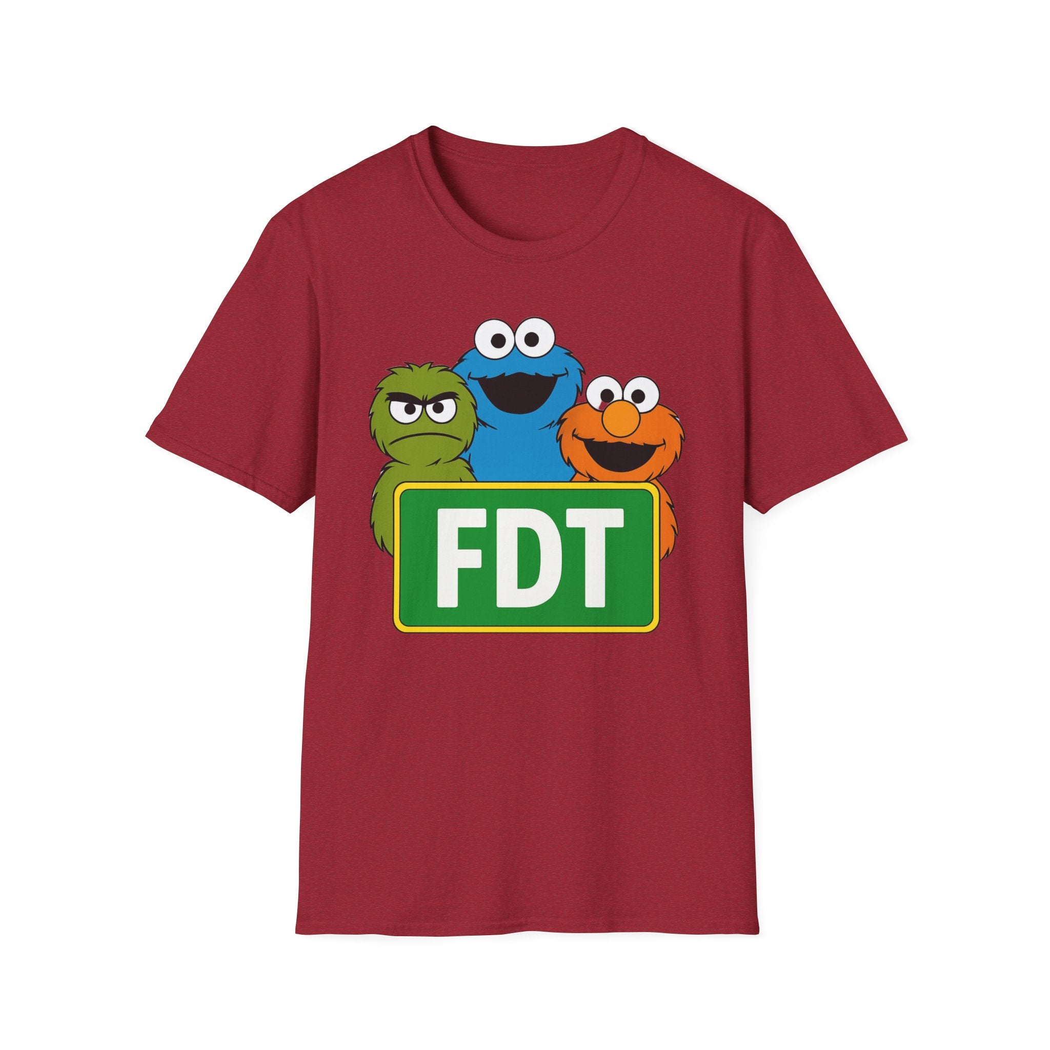 FDT Funny Unisex T-Shirt, Anti Trump Political Humor, Nostalgic Puppets, Kindness, Diversity, Social Justice, Liberal Gift, Funny Political