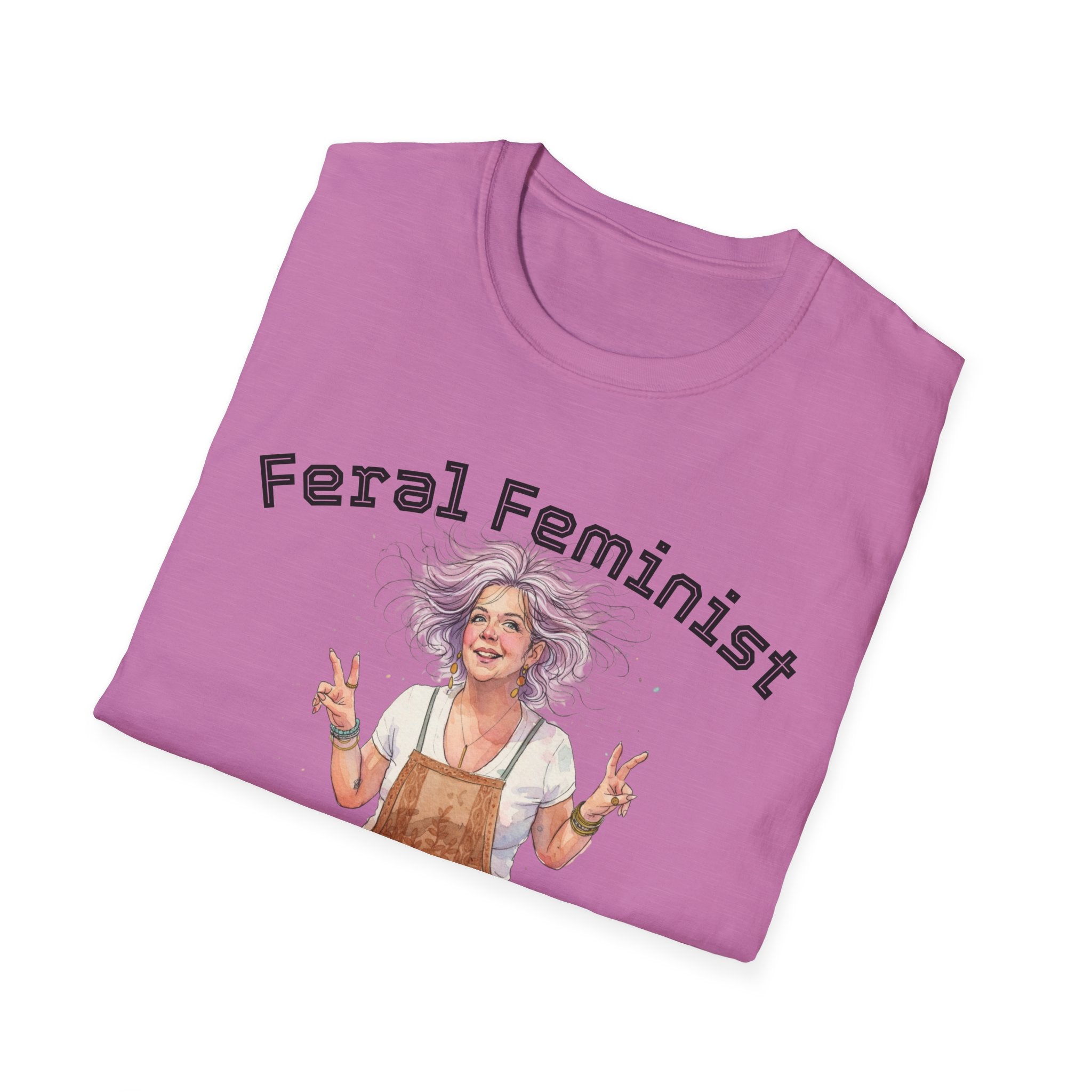 Feral Feminist Boho T-Shirt — Hippie Feminist Graphic Tee