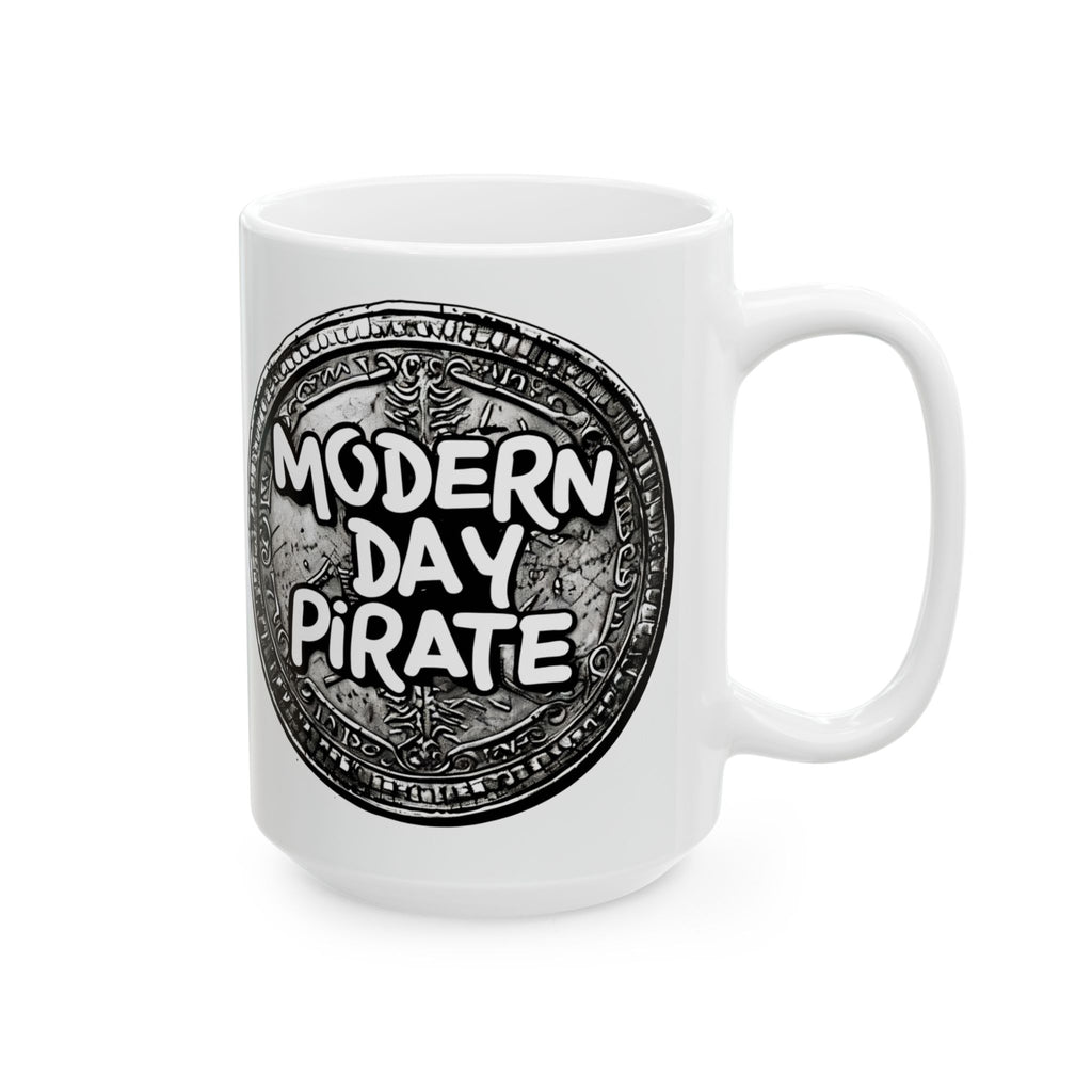 Mug - modern day pirateTreasure Hunter Metal Detecting Pirate Adventure Design dirt fishing