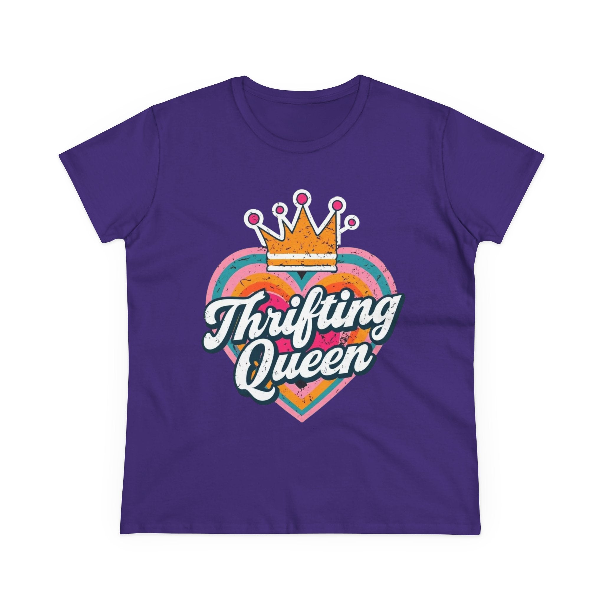 T-Shirt, Thrifting Queen, Upcycle, Recycle, Reuse, Vintage, Women's Tee Shirt