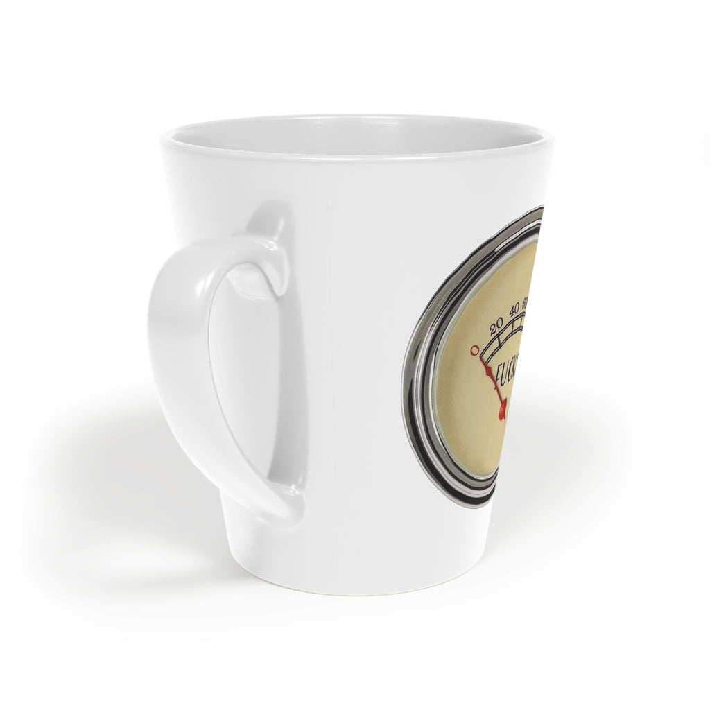 Latte Mug with ZERO F GIVEN Design, Coffee Lover's Gift, Unique Kitchenware, Perfect for Home or Office, Great for Birthdays or Holidays