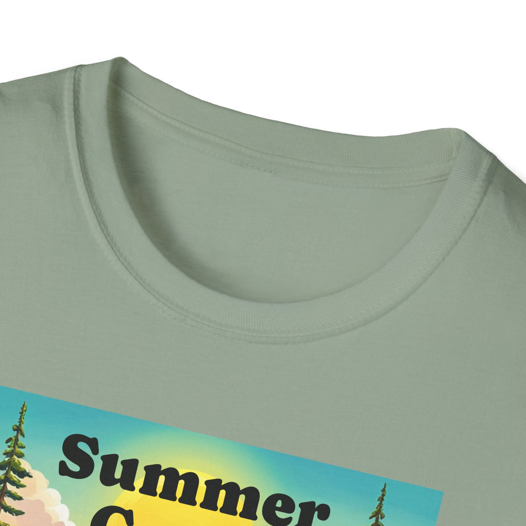 Unisex Summer Camp T-Shirt, Fun Camp Tee, Outdoor Adventure Shirt, Camping Gift, Tramp Champ Apparel, 2025 Summer Tees