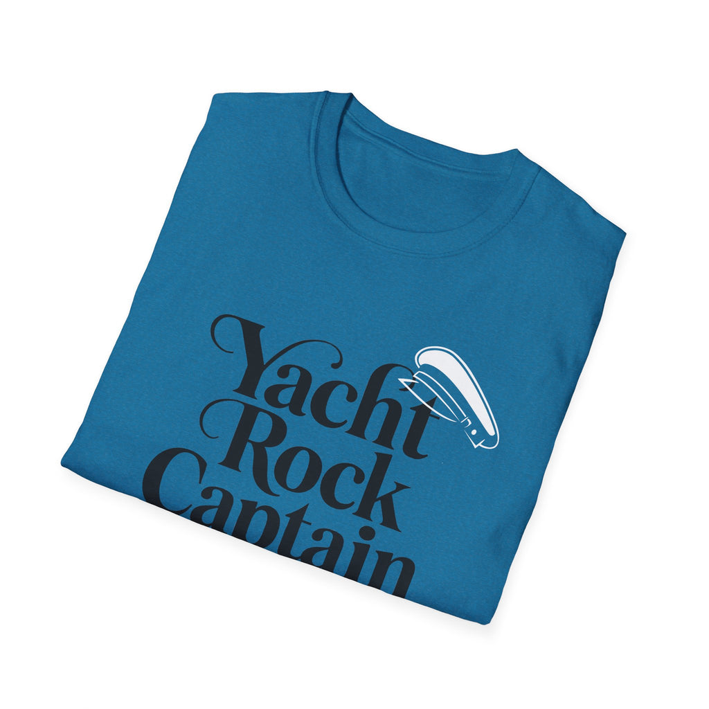 Yacht Rock Captain gift T-Shirt, Retro 70s Music Tee, Vintage Sailboat Shirt, Nautical Captain Top, Boating Apparel, Yachting Gift Unisex