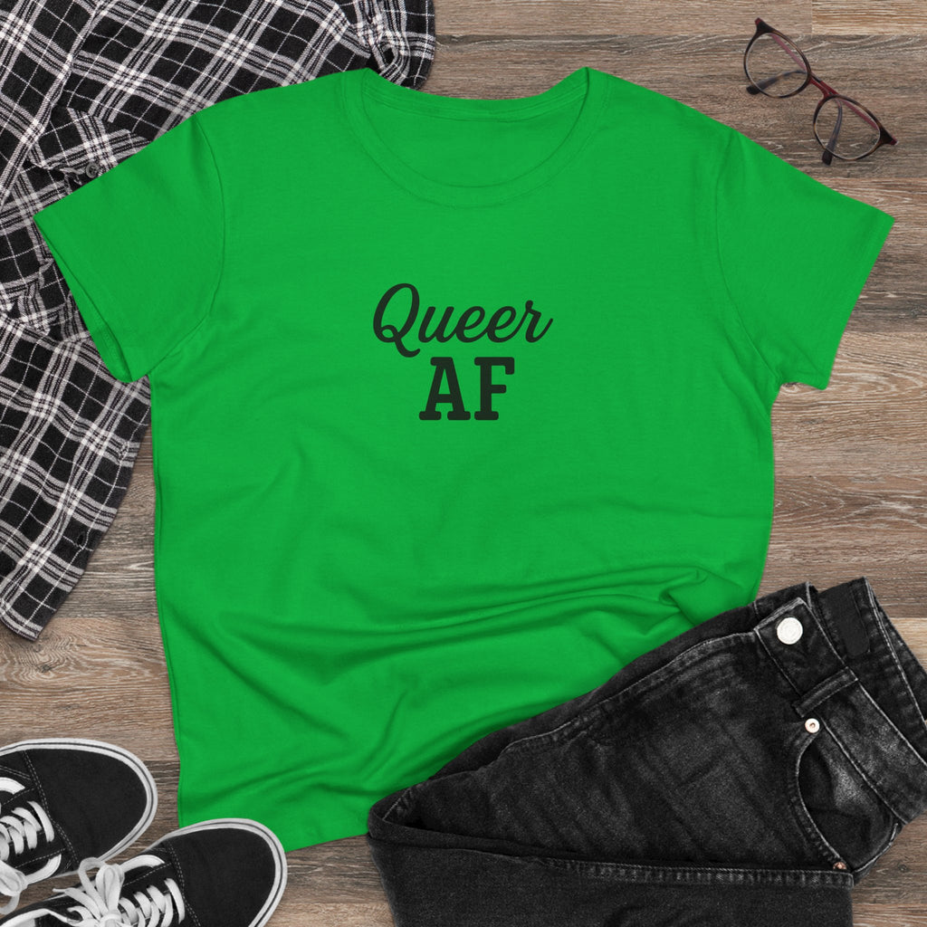 Queer AF LGBTQ Gay rights design, Gay Pride Shirt, Lesbian T-shirt, Equality Top, LGBTQ+ Graphic Tee activists equal rights