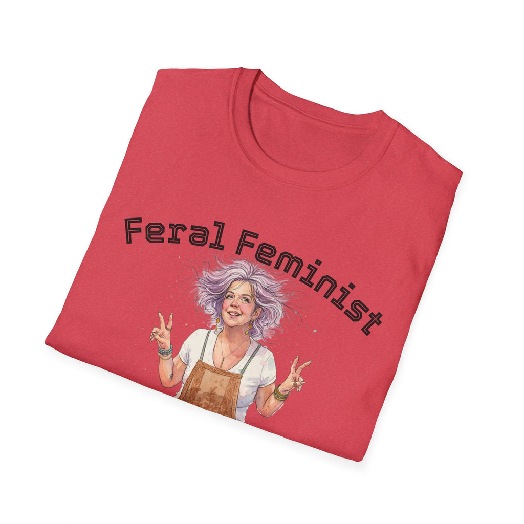 Feral Feminist Boho T-Shirt — Hippie Feminist Graphic Tee