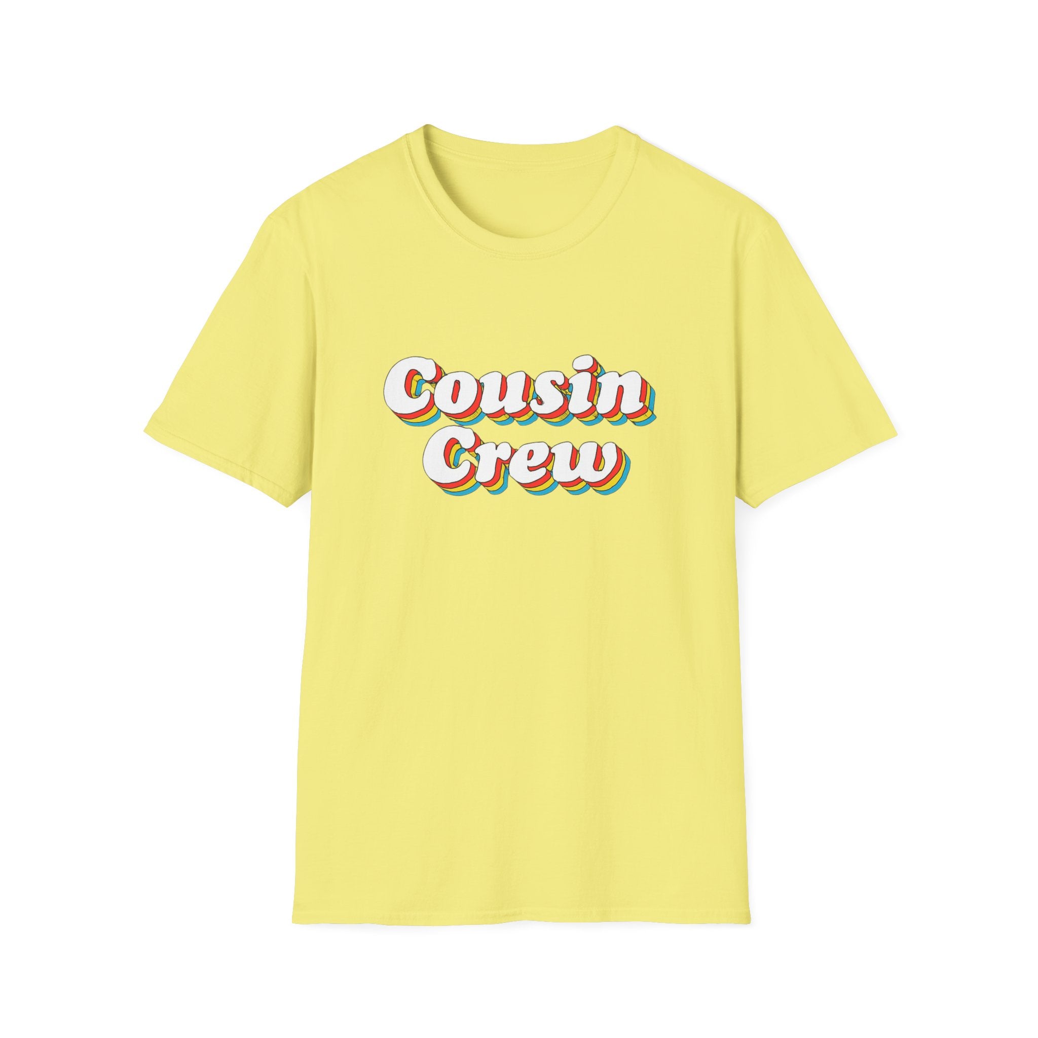 Cousin Crew Unisex T-Shirt - Family Reunion Shirt, Christmas photo gift shirt retro vibe