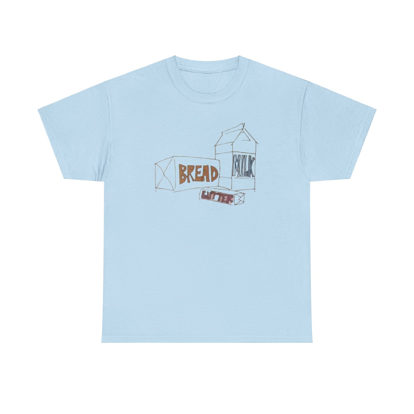 Bread Milk Butter Unisex Heavy Cotton Tee