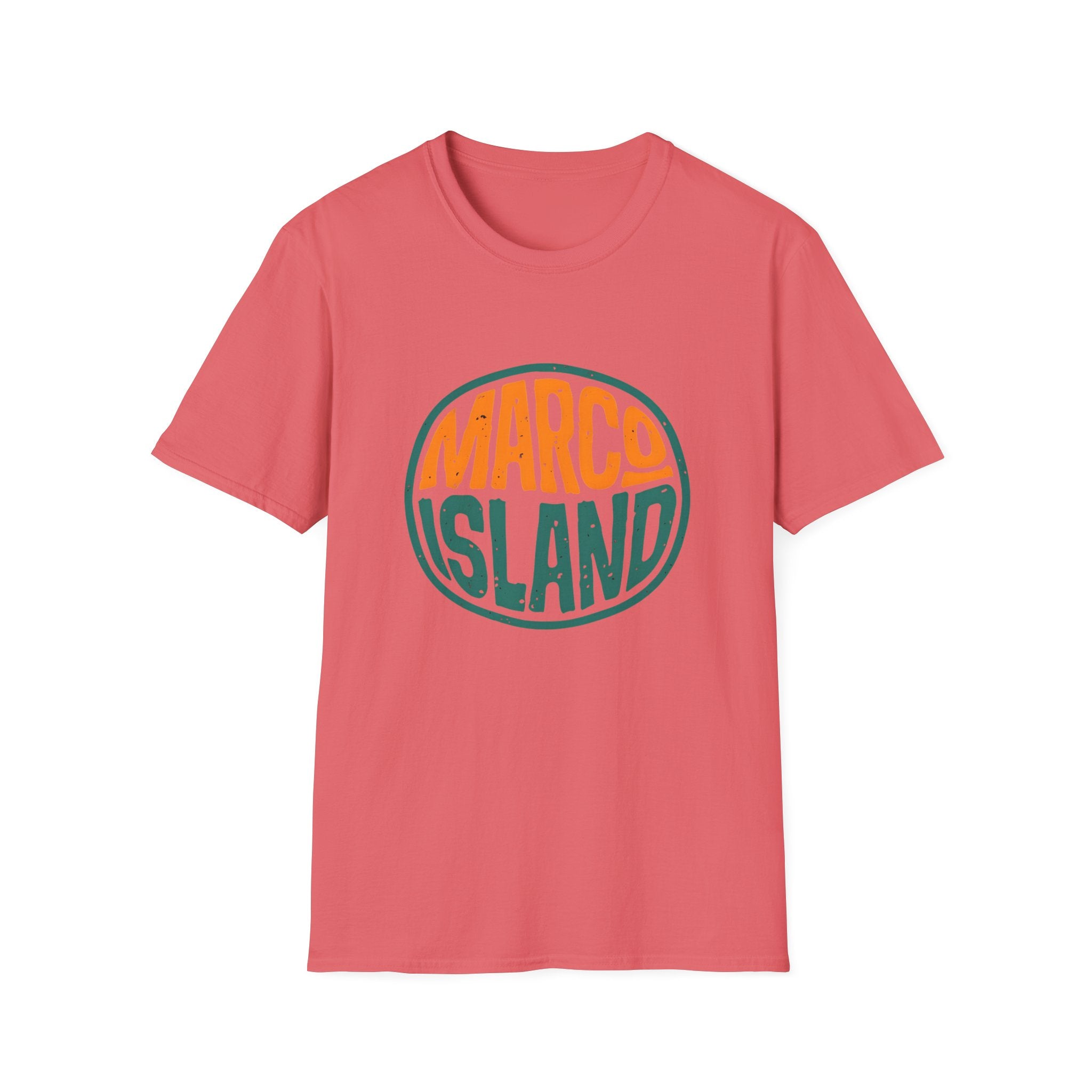 Marco Island Florida Unisex Softstyle T-Shirt - Beach Vacation Tee, Travel Souvenir Top, Coastal Graphic Shirt, Summer Holiday Apparel,