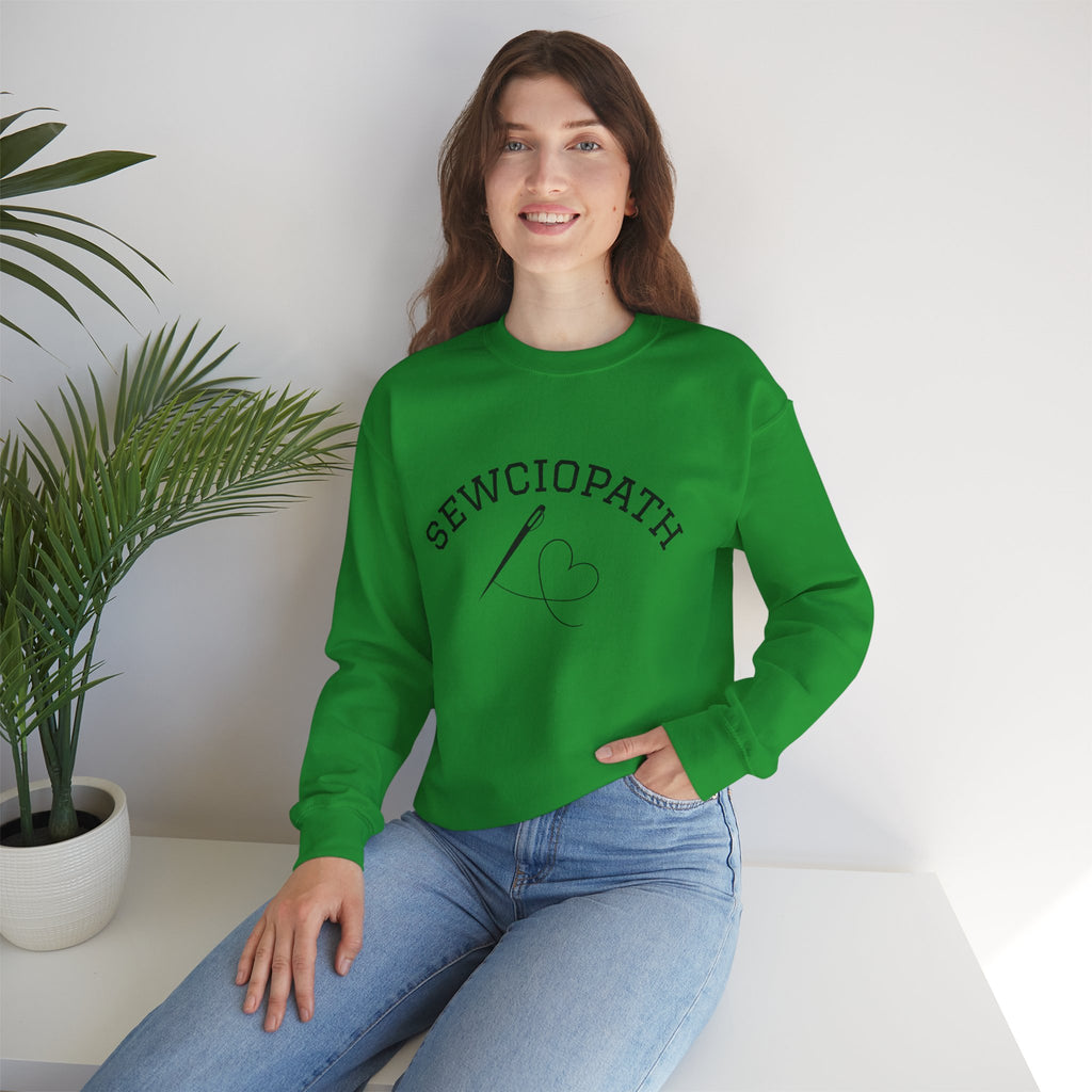 Funny Sewciopath Crewneck Sweatshirt sewing gift