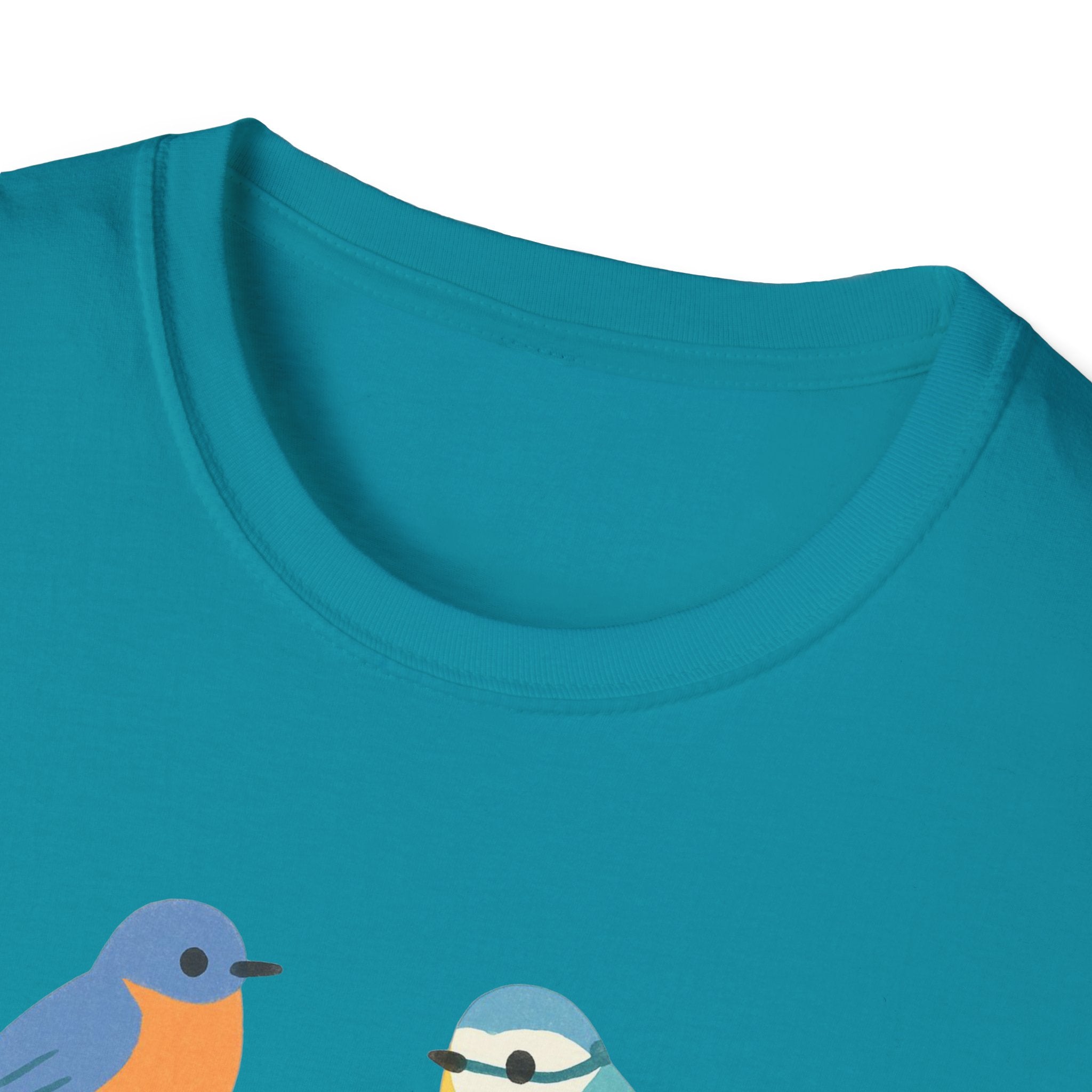 Bird Nerd Unisex Softstyle T-Shirt, Perfect for Bird Lovers, Nature Enthusiasts, Gift for Birdwatchers, Casual Wear,  Apparel bird gift