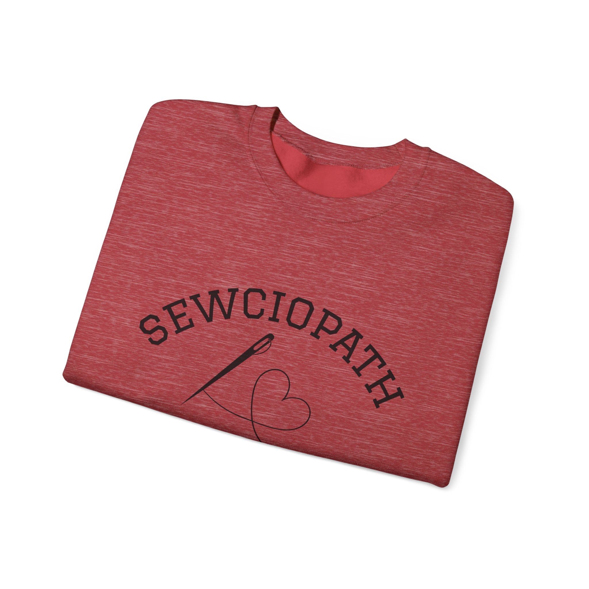 Funny Sewciopath Crewneck Sweatshirt sewing gift