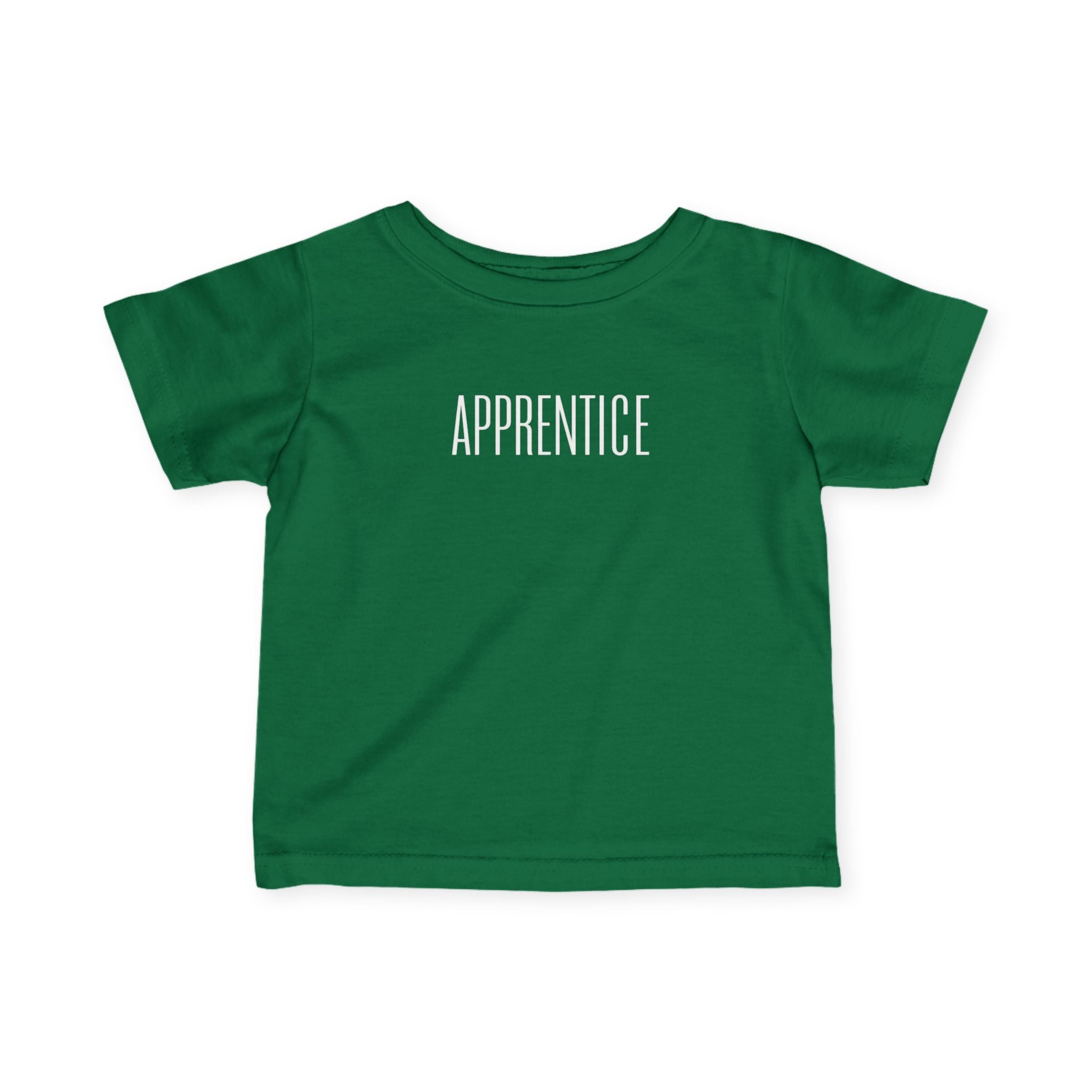 Infant Tee — 'Apprentice' Minimalist Baby Shirt (Neutral)