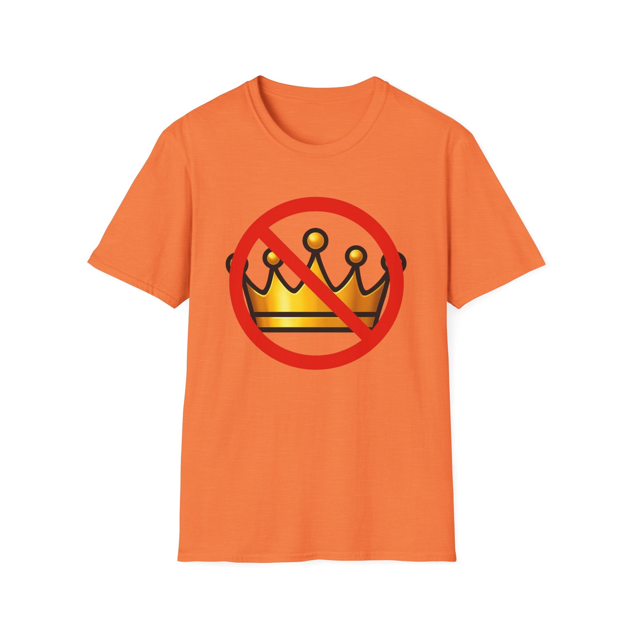 No Kings Anti Trump Protest Activist Unisex Softstyle T-Shirt, Resist Gift, June 14 Social Justice Tee, Activism Apparel, Political
