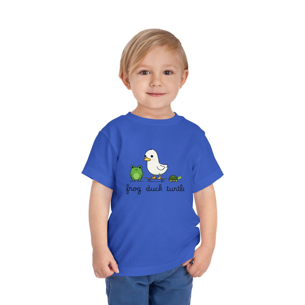 FDT Protest Human Rights Frog Duck Turtle Design - Kids Activism Shirt, Social Justice Top, Youth Equality Tee, Protest Animal