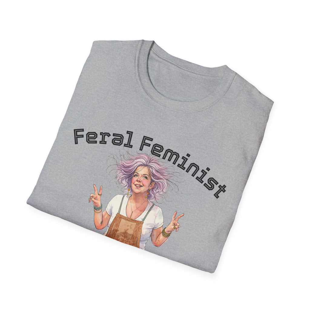 Feral Feminist Boho T-Shirt — Hippie Feminist Graphic Tee